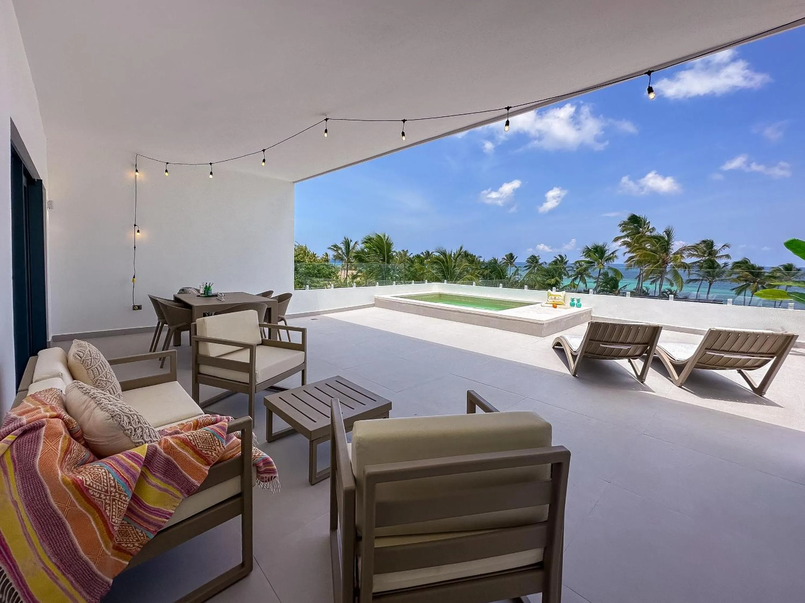 Patio in Beach Homes Punta Cana