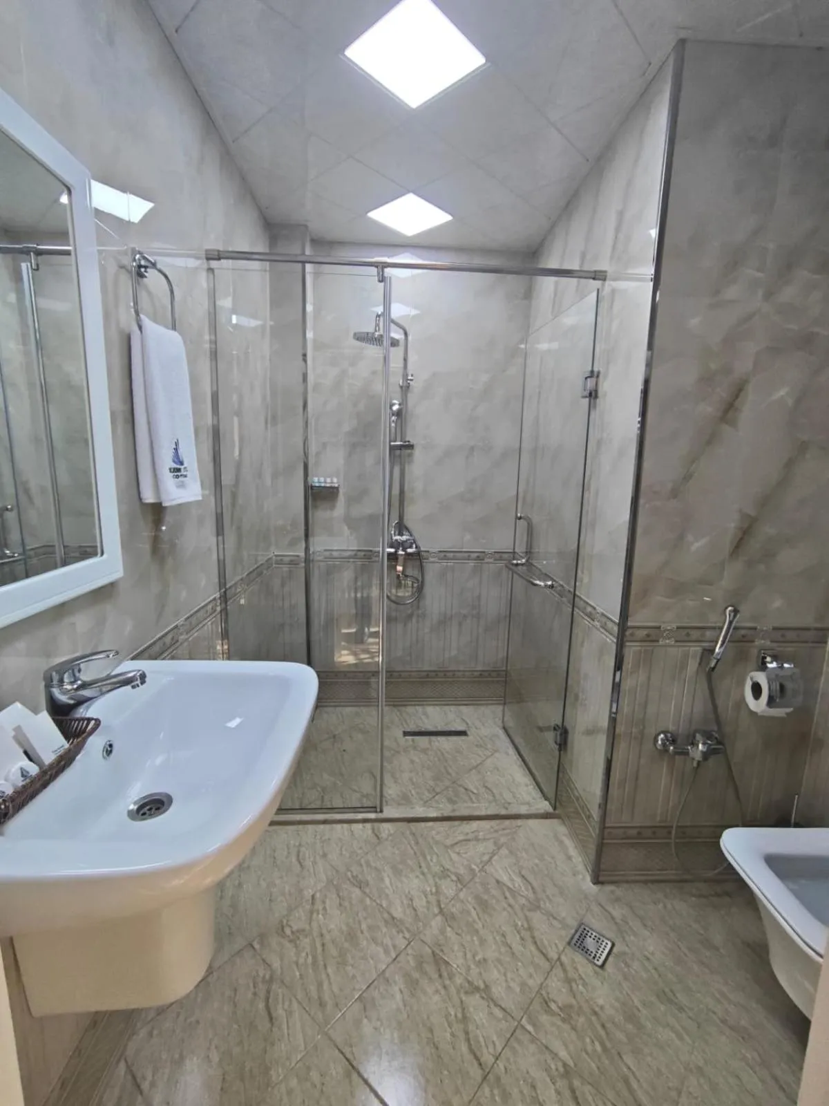 Shower in Gabala Bless Hotel Cottage