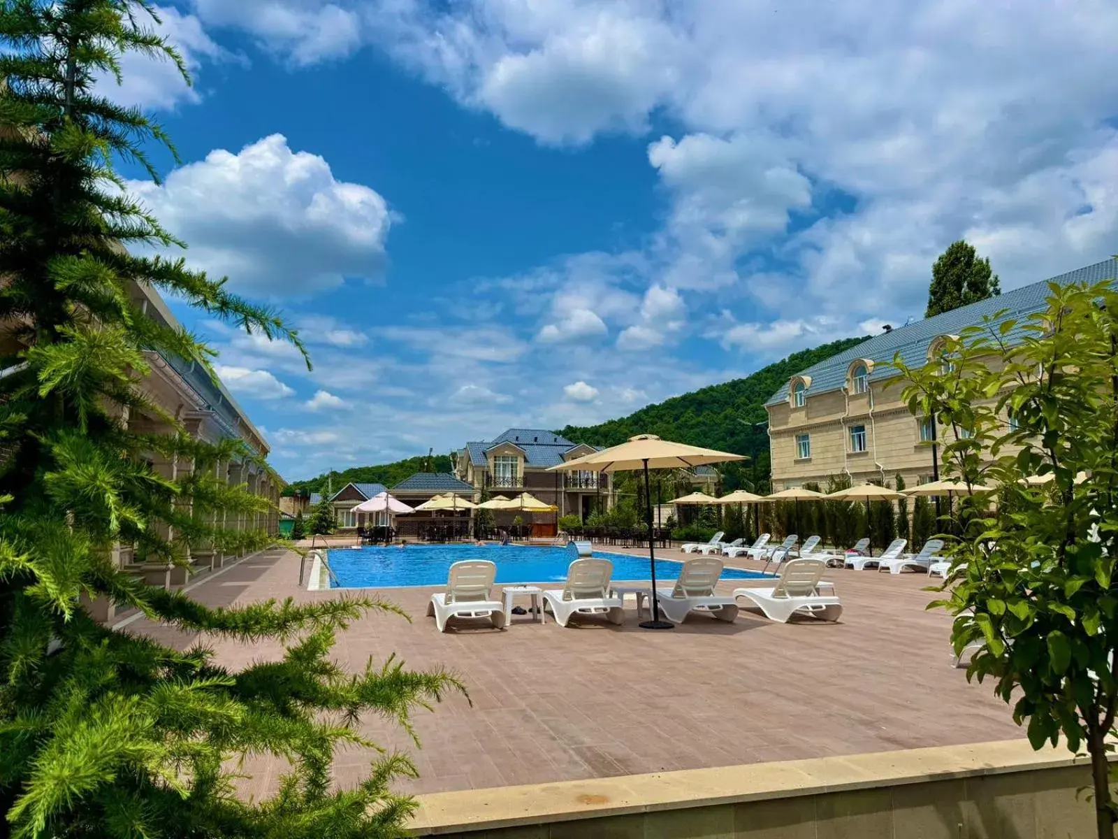 Double Room with Pool View in Gabala Bless Hotel Cottage Double Room with Pool View in Gabala Bless Hotel Cottage