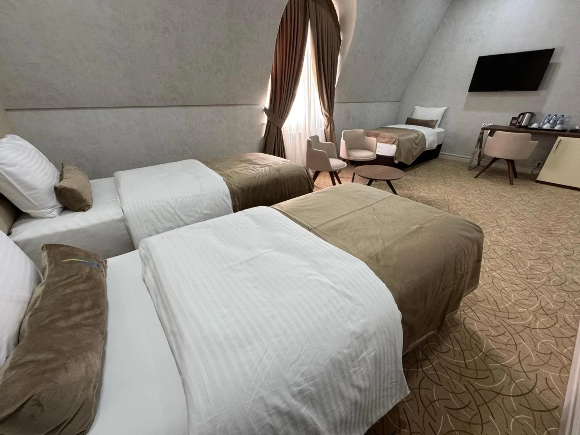 Bed in Gabala Bless Hotel Cottage