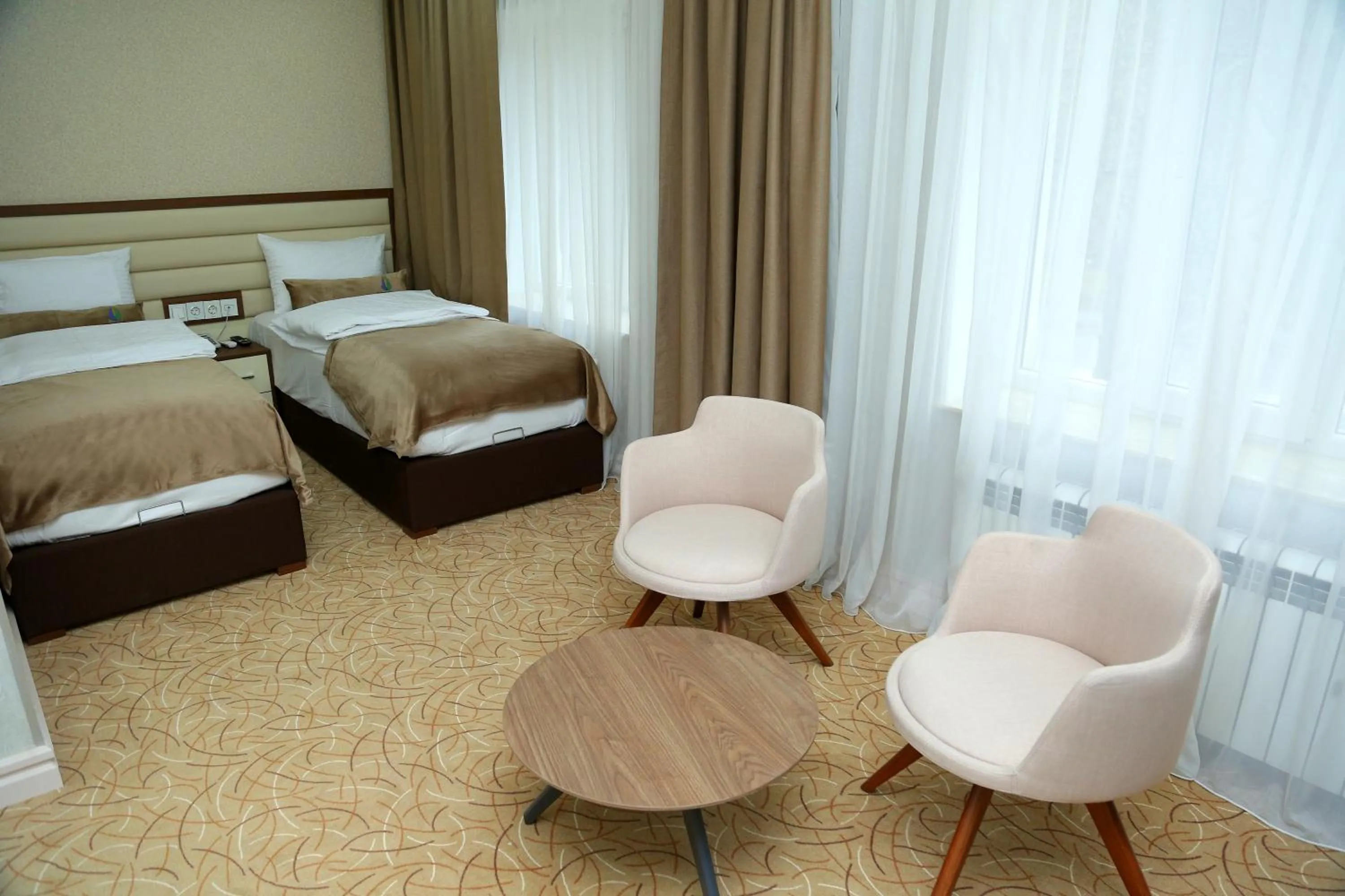 Bed in Gabala Bless Hotel Cottage