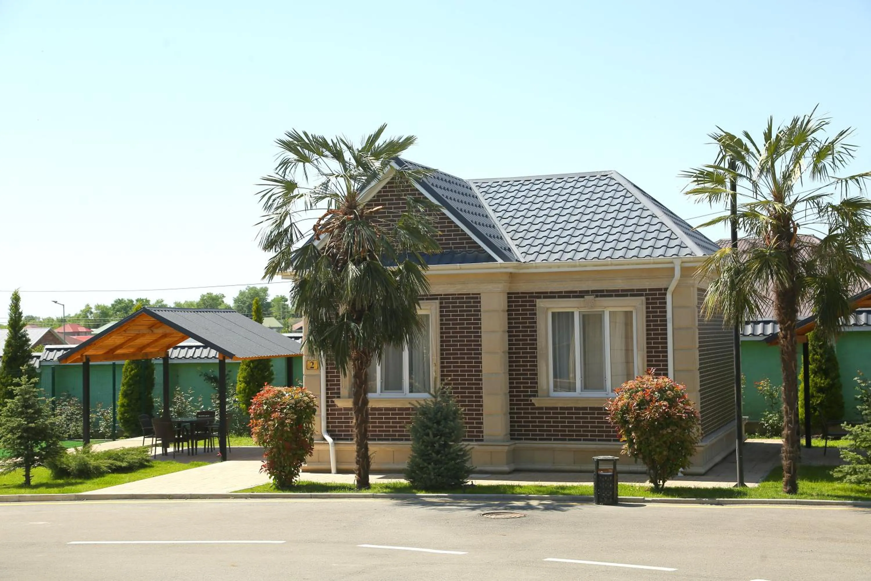 Garden view in Gabala Bless Hotel Cottage