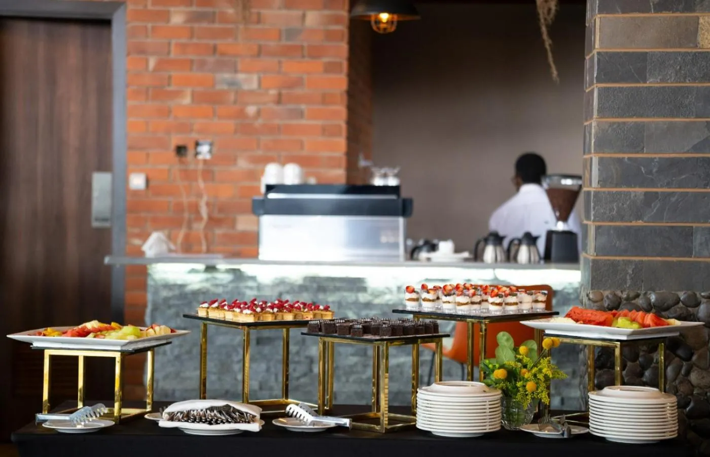 Restaurant/places to eat in Trademark Suites at Enaki Town