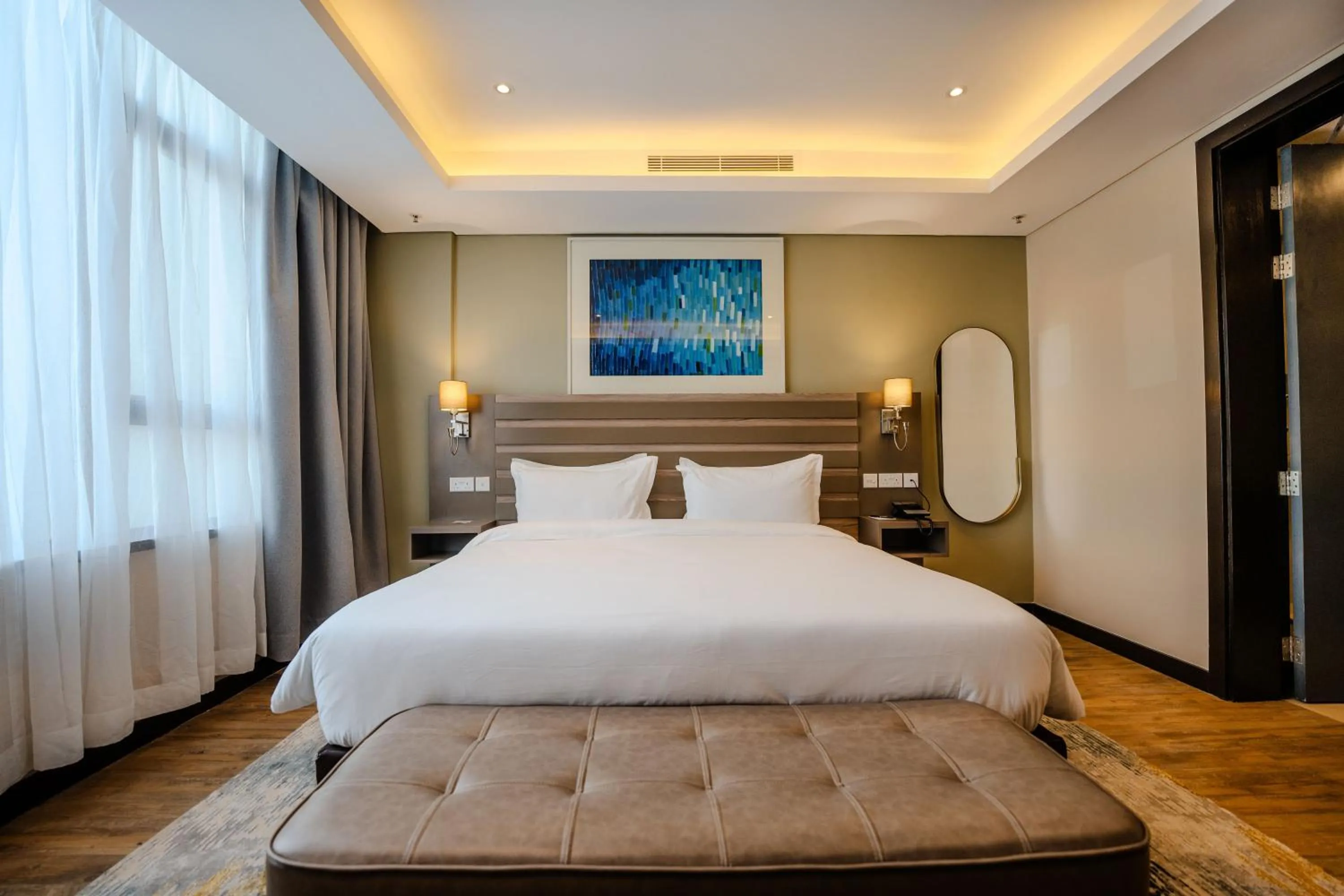 Bedroom, Bed in Trademark Suites at Enaki Town