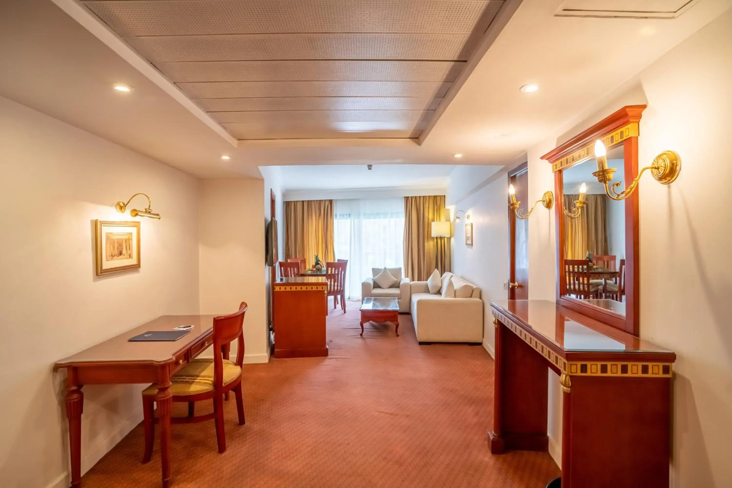 Living room, Bed in Azal Pyramids Hotel Living room, Bed in Azal Pyramids Hotel