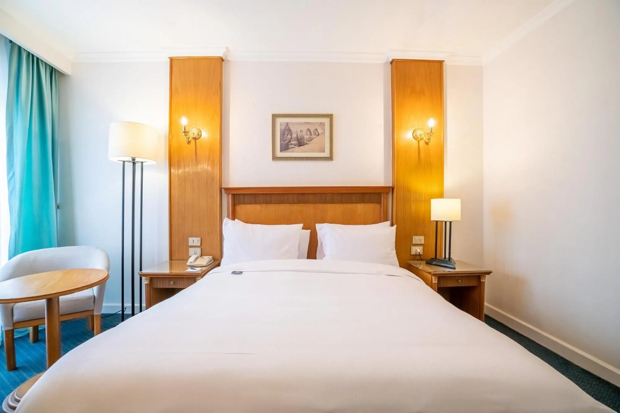 Property building, Bed in Azal Pyramids Hotel