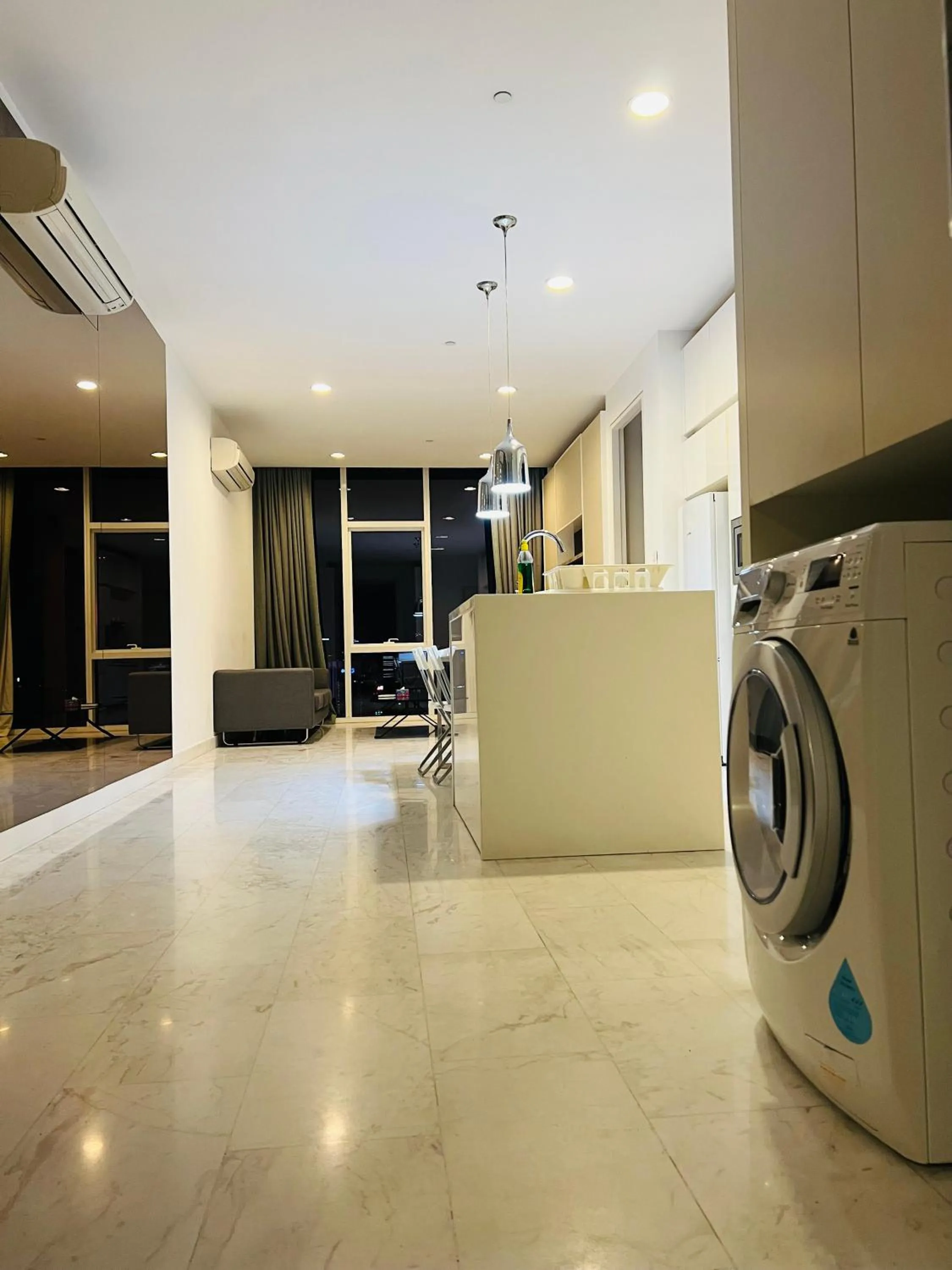 washing machine in De Sky Platinum Suites KLCC Kuala Lumpur