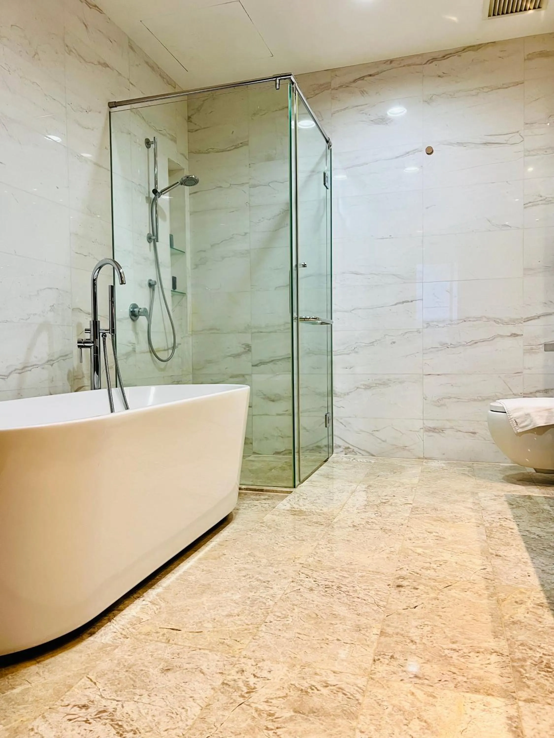 Shower in De Sky Platinum Suites KLCC Kuala Lumpur