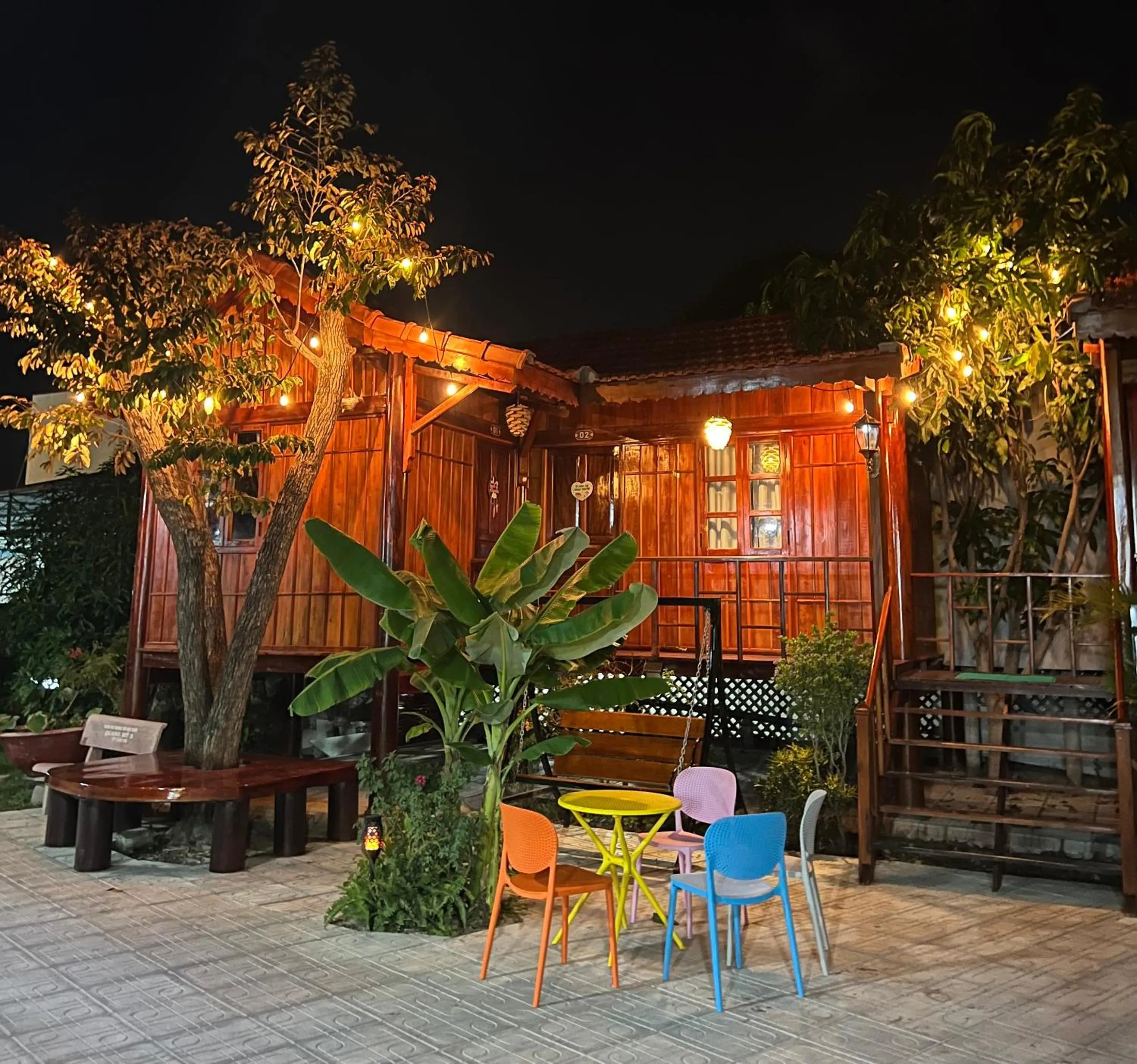 Property building in Wooden Homestay LAGI