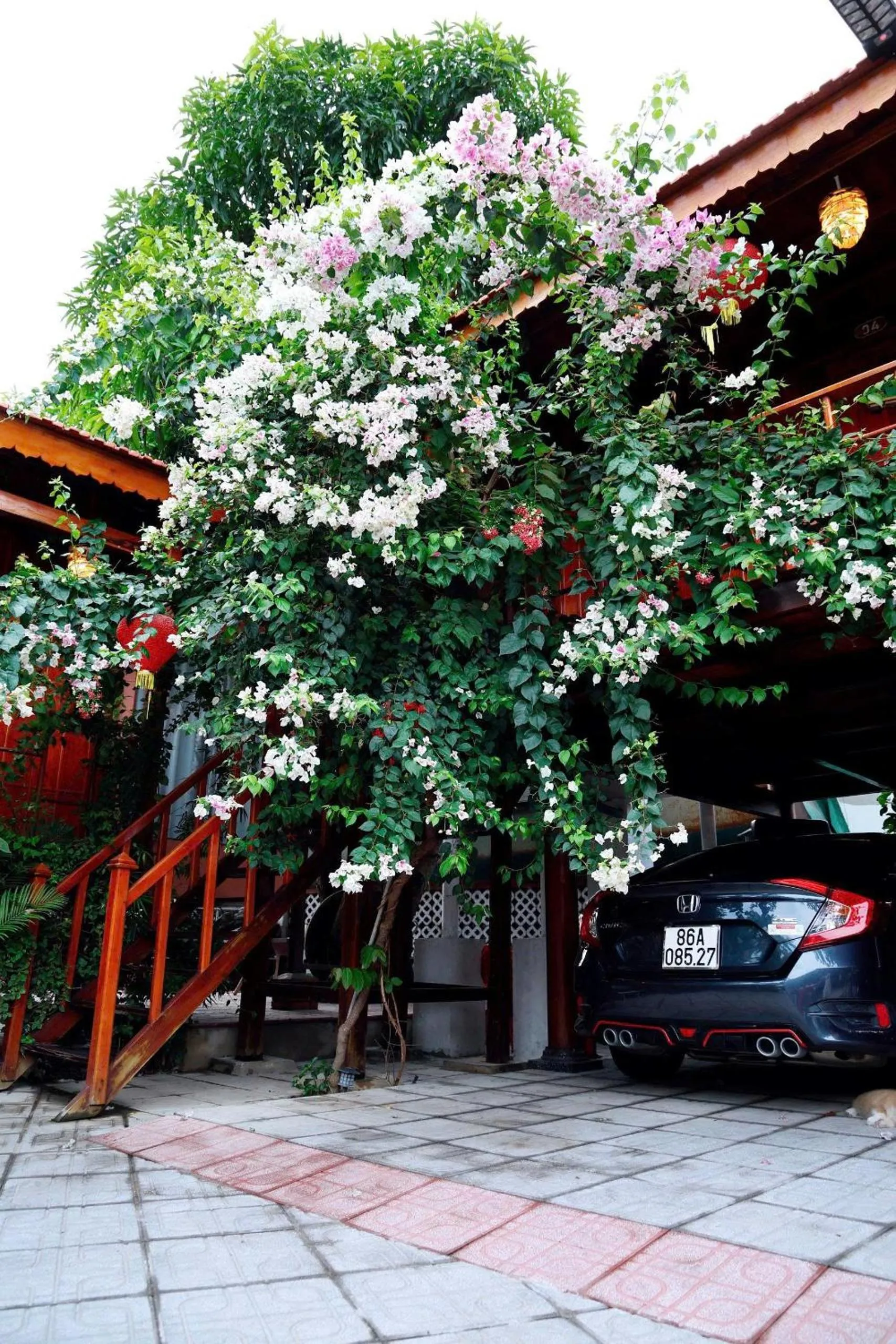 Property building in Wooden Homestay LAGI