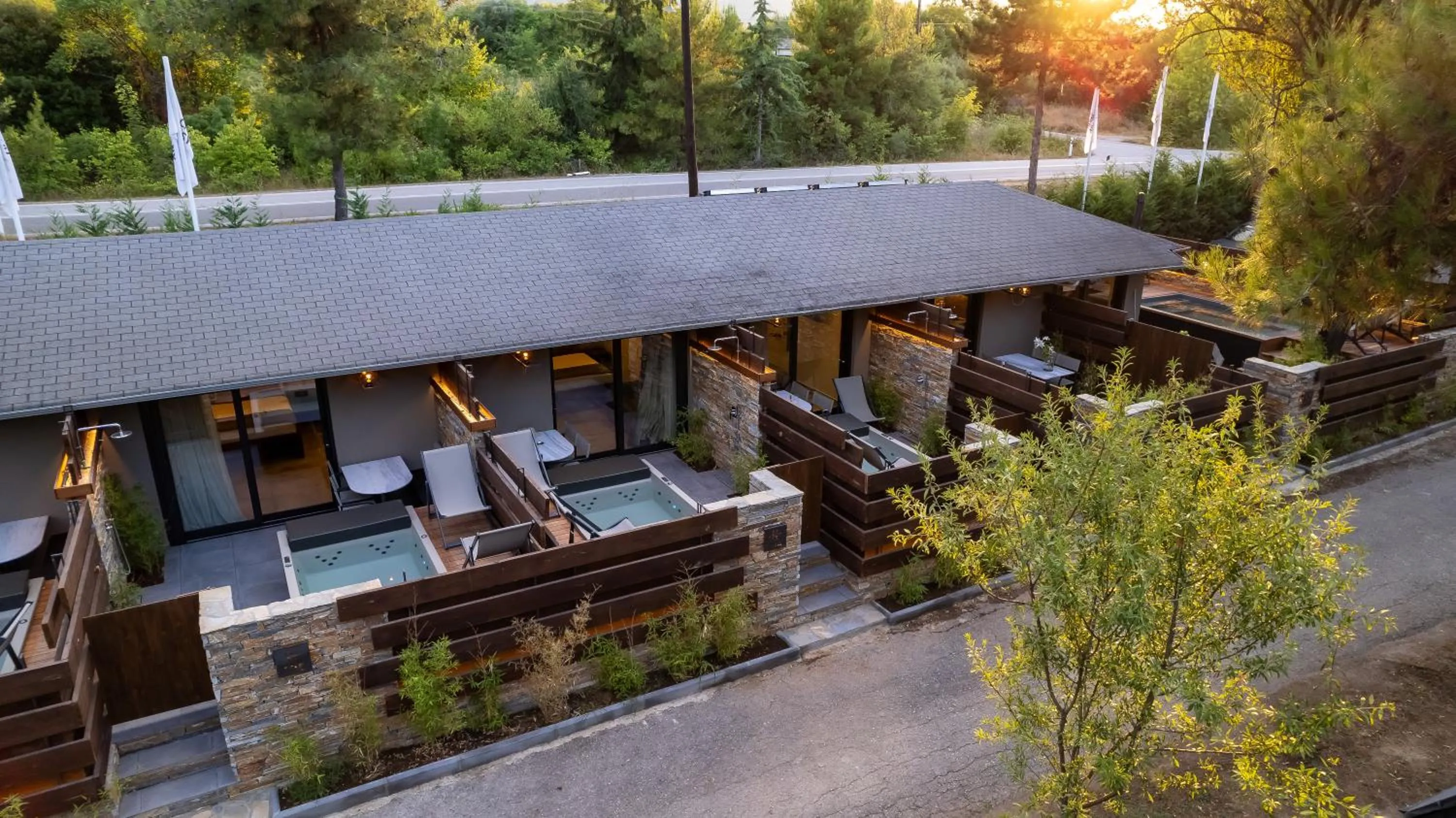 Property building in Sylvia Camping & Luxury Suites, Panel Hospitality Homes & Villas