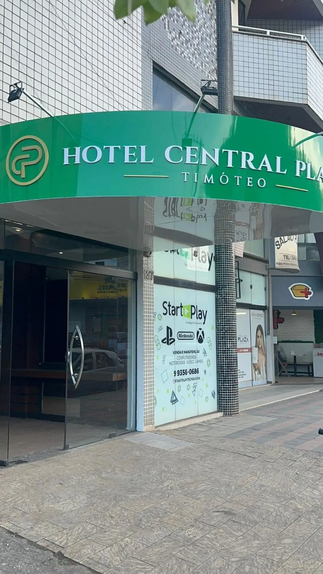 Facade/entrance in Hotel Central Plaza Timóteo