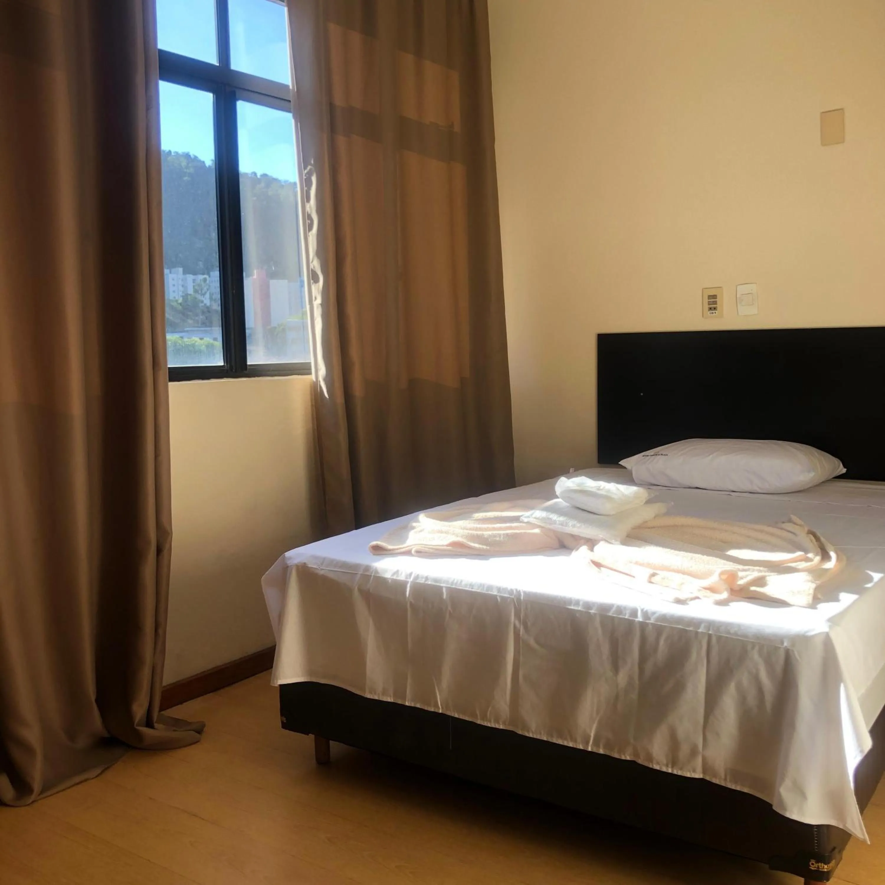 Bed in Hotel Central Plaza Timóteo