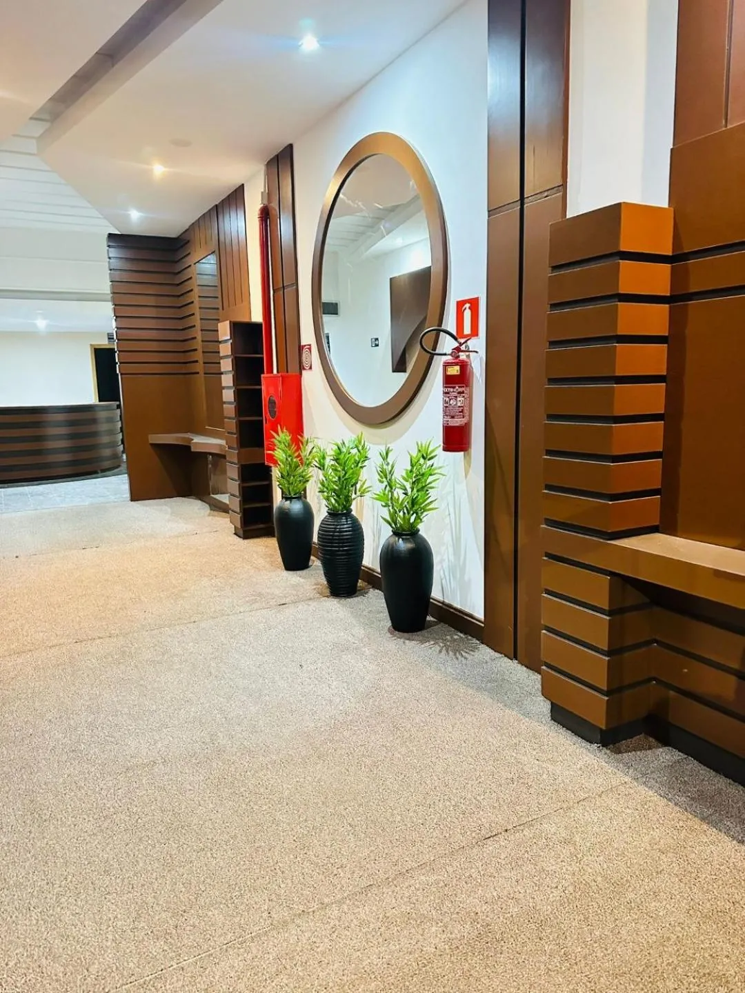 Lobby or reception in Hotel Central Plaza Timóteo