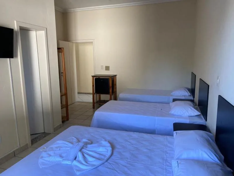 Bed in Hotel Central Plaza Timóteo