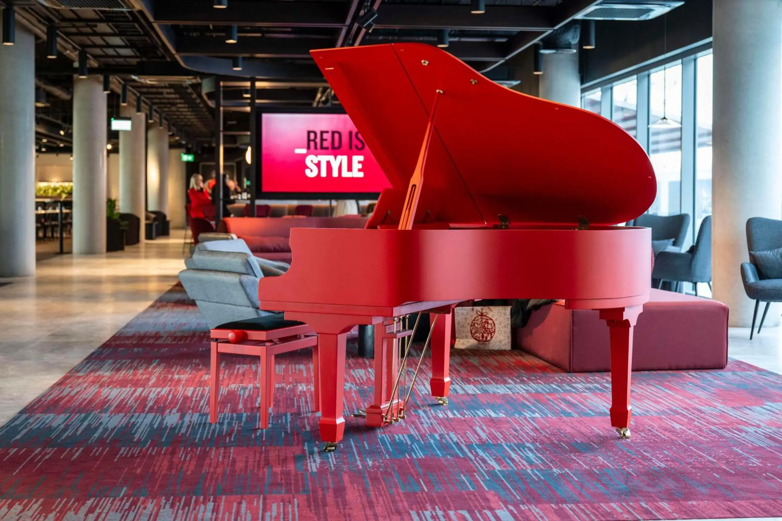 Lobby or reception in Radisson RED Galway Lobby or reception in Radisson RED Galway