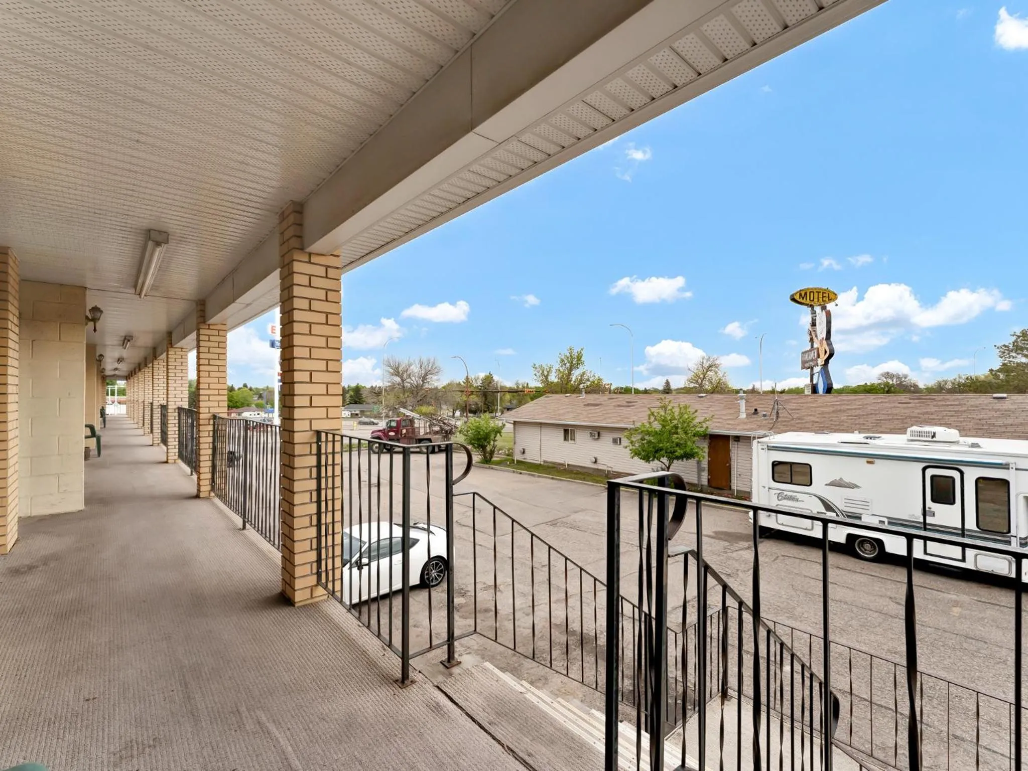 Balcony/Terrace in Ranchmen Motel