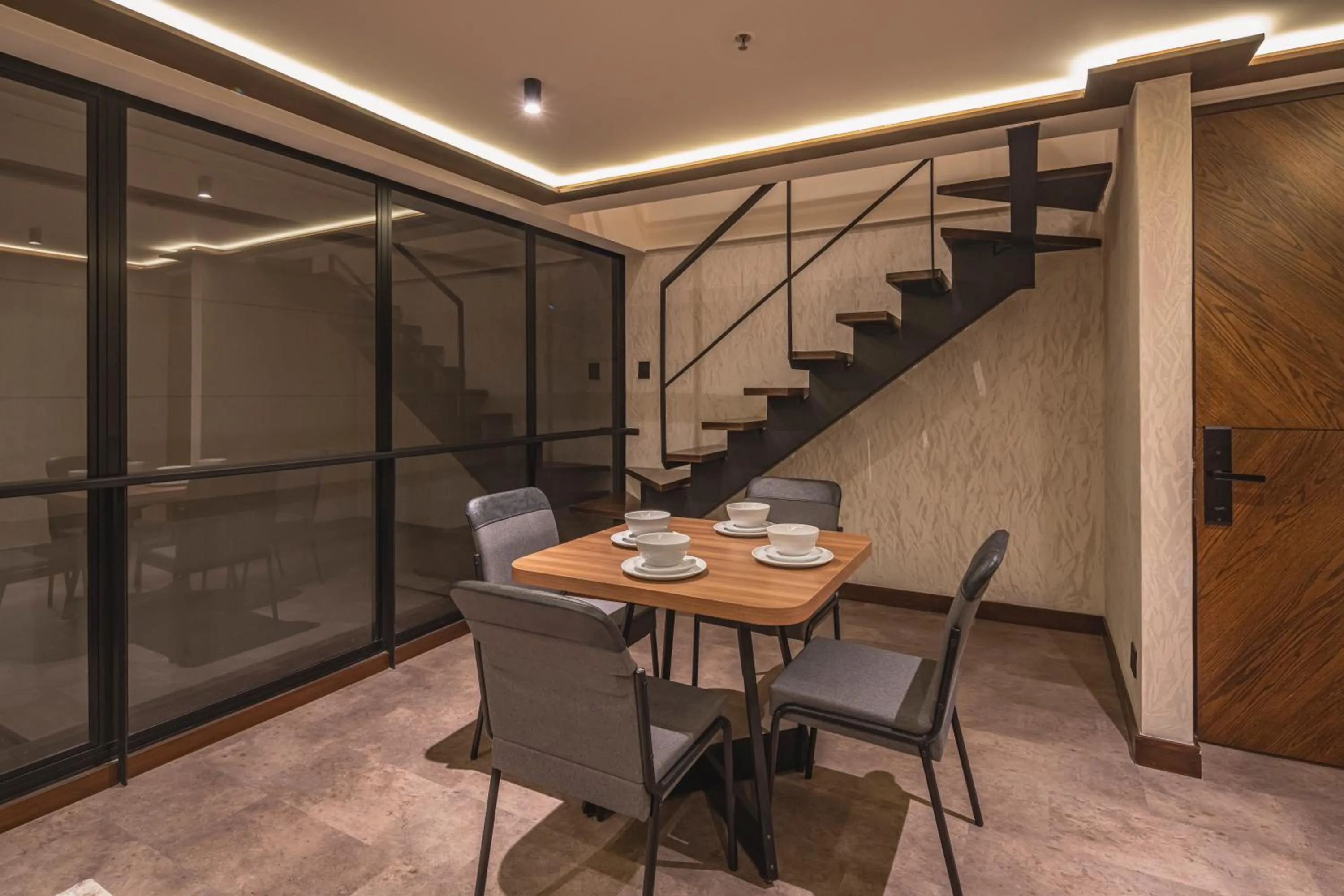 Dining area in Golden Valley Hotel