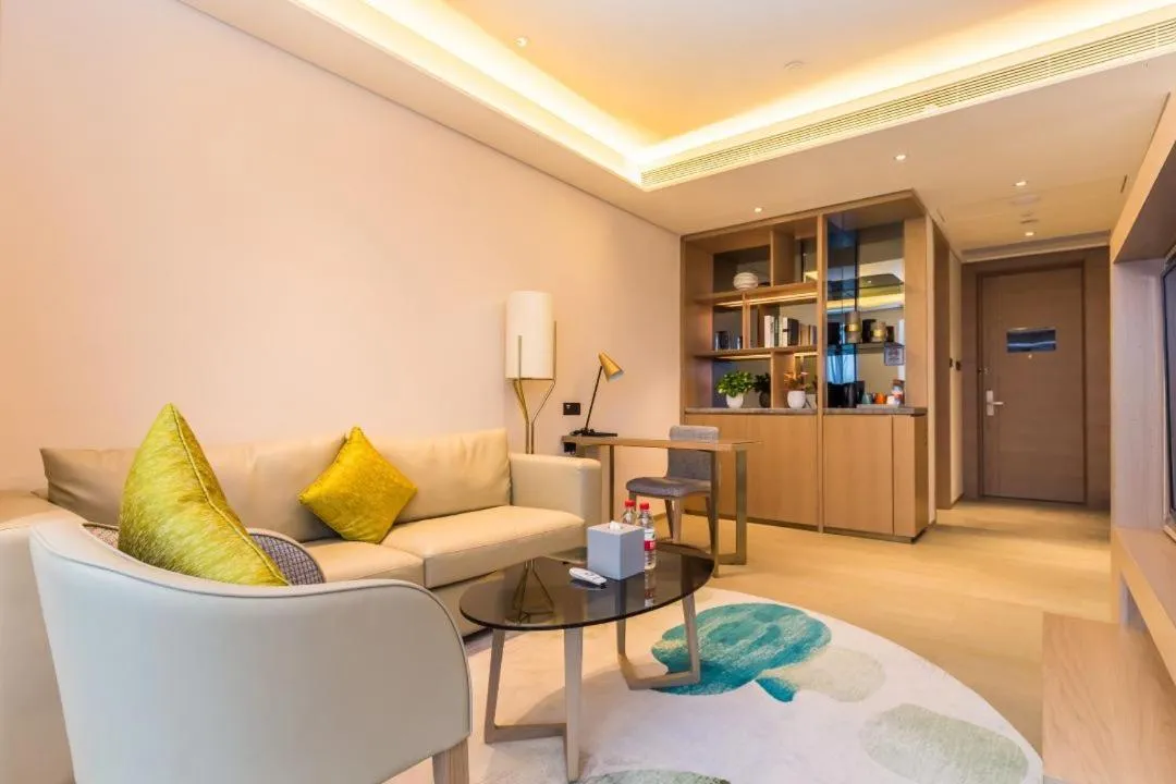 Living room in The Mulian Hotel of Guangzhou Nansha Fenghuang Lake