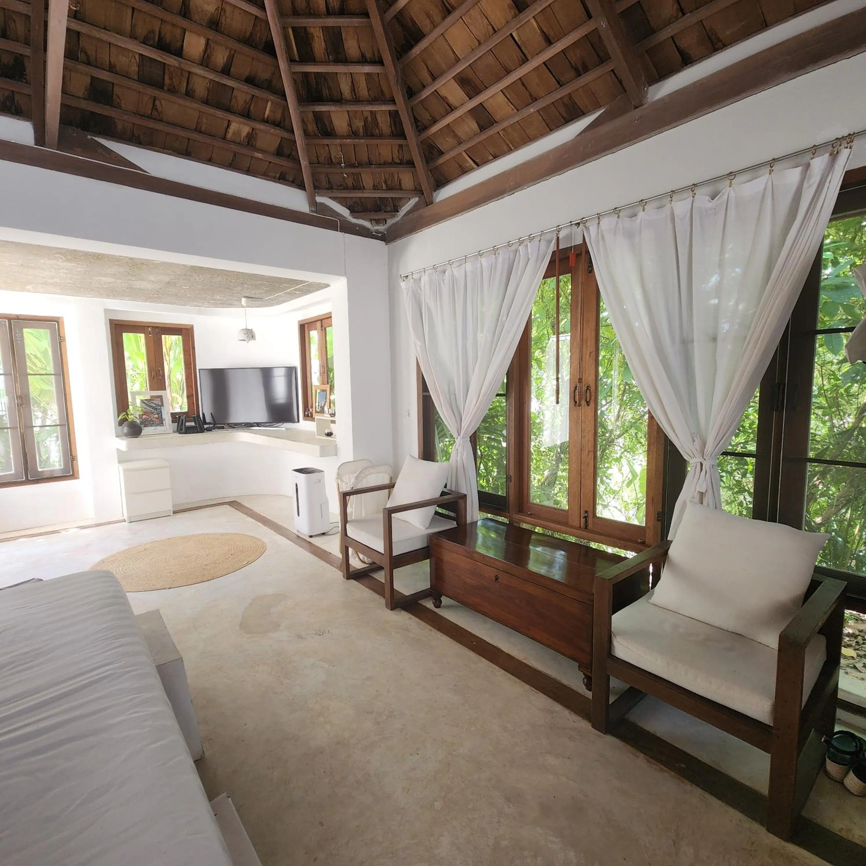 Bed in The Hip House Villa Phuket
