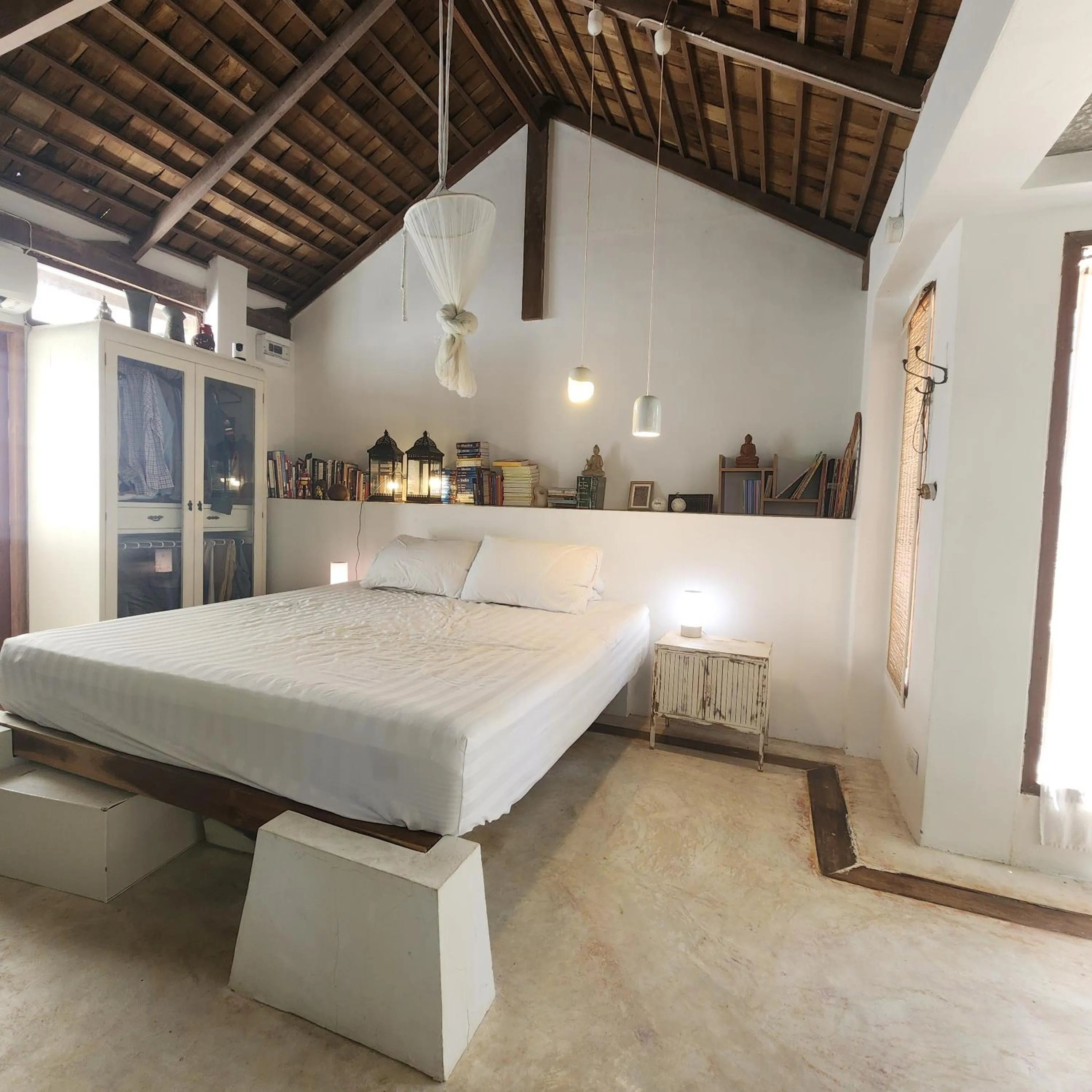 Bed in The Hip House Villa Phuket