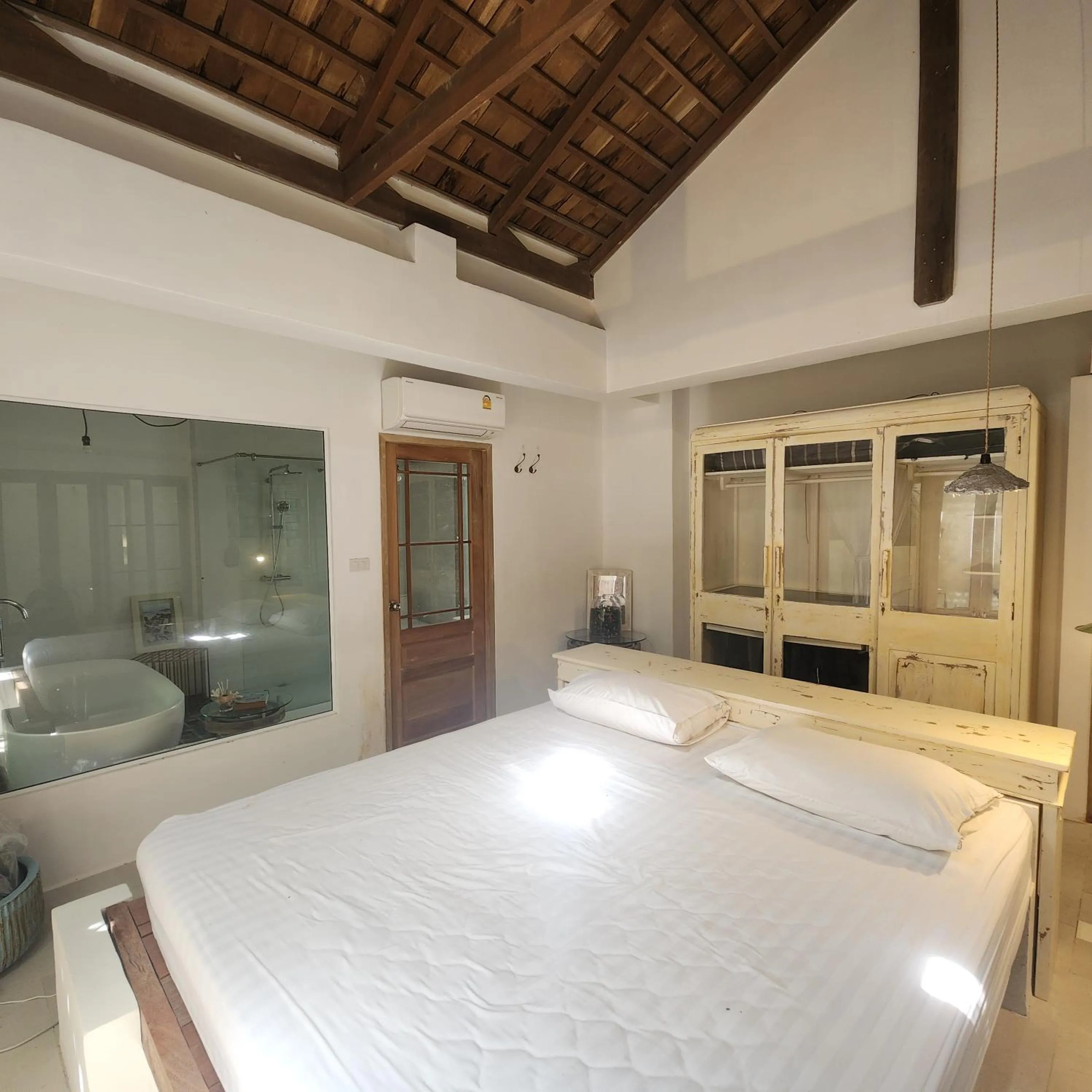 Bed in The Hip House Villa Phuket