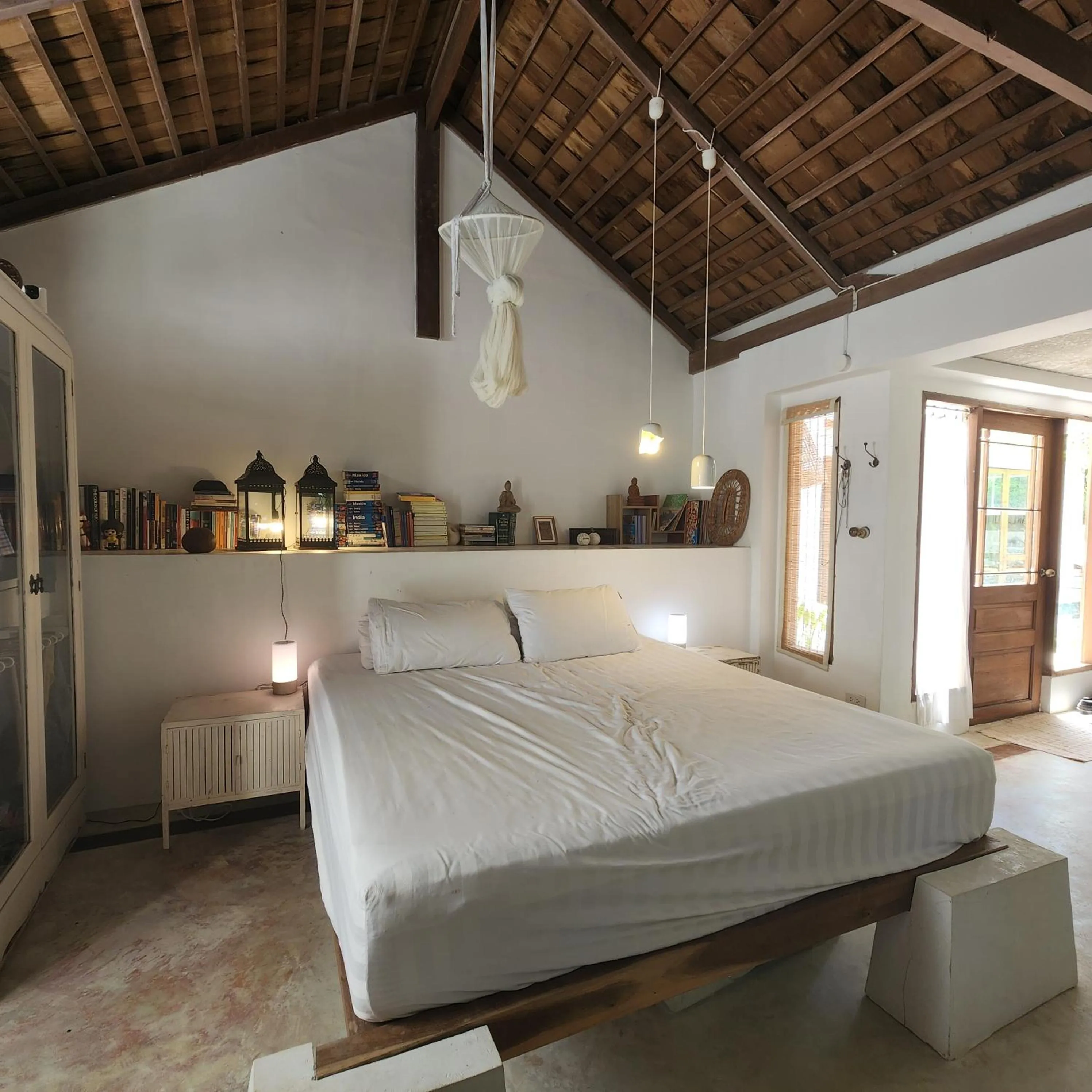 Bed in The Hip House Villa Phuket