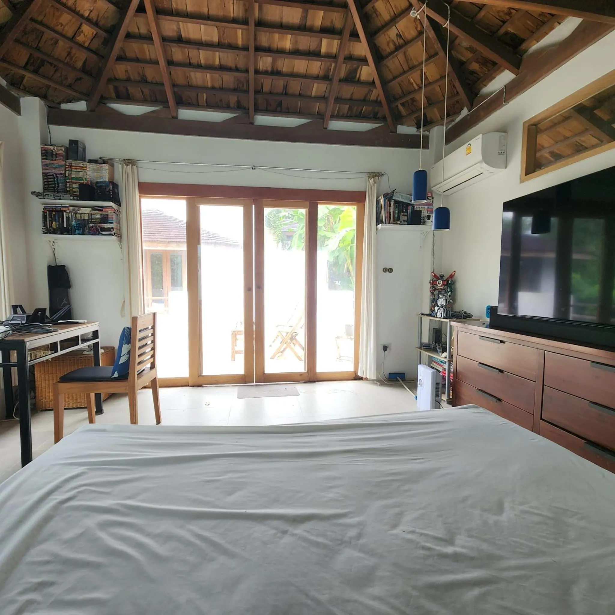 Bed in The Hip House Villa Phuket