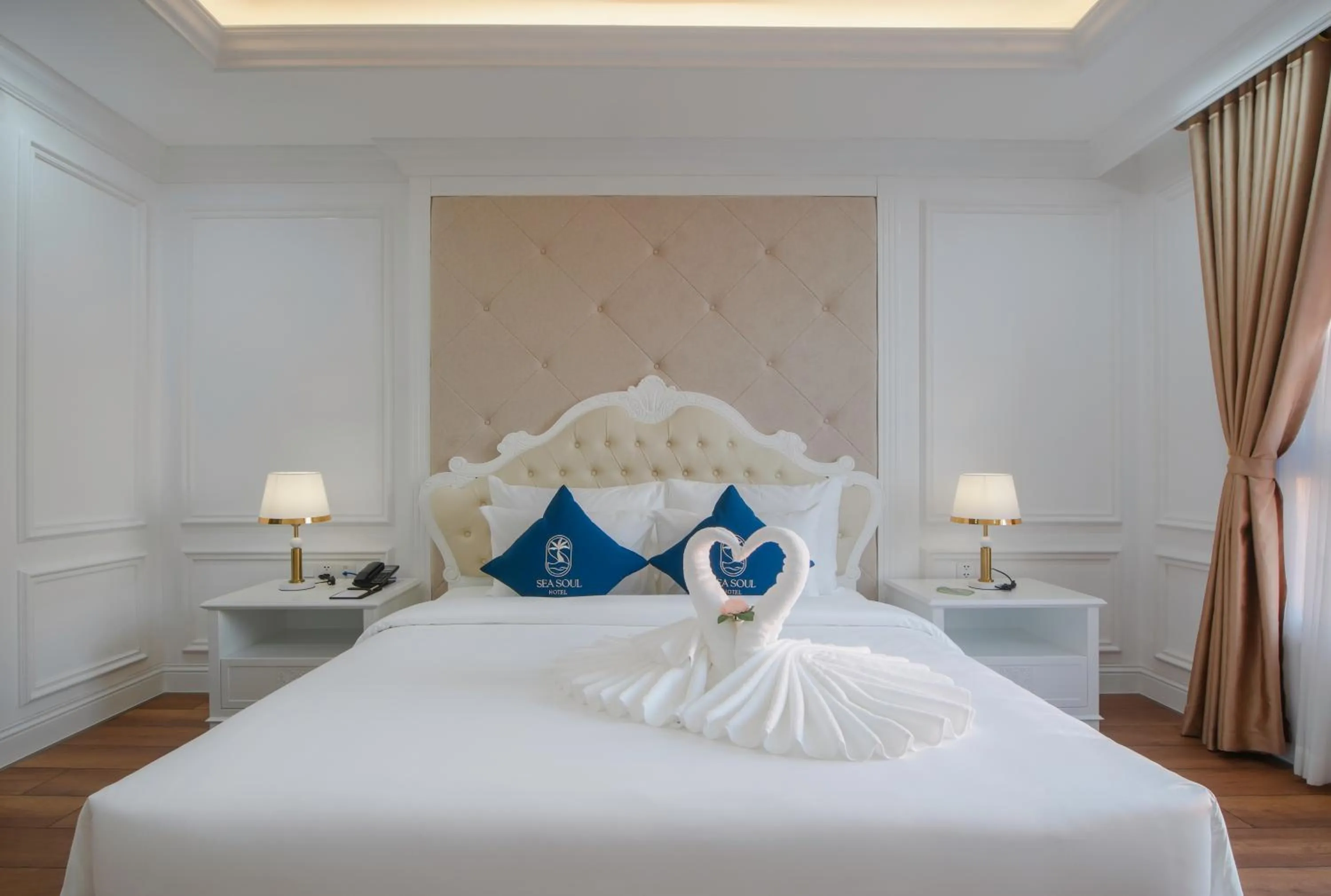 Bed in Sea Soul Hotel