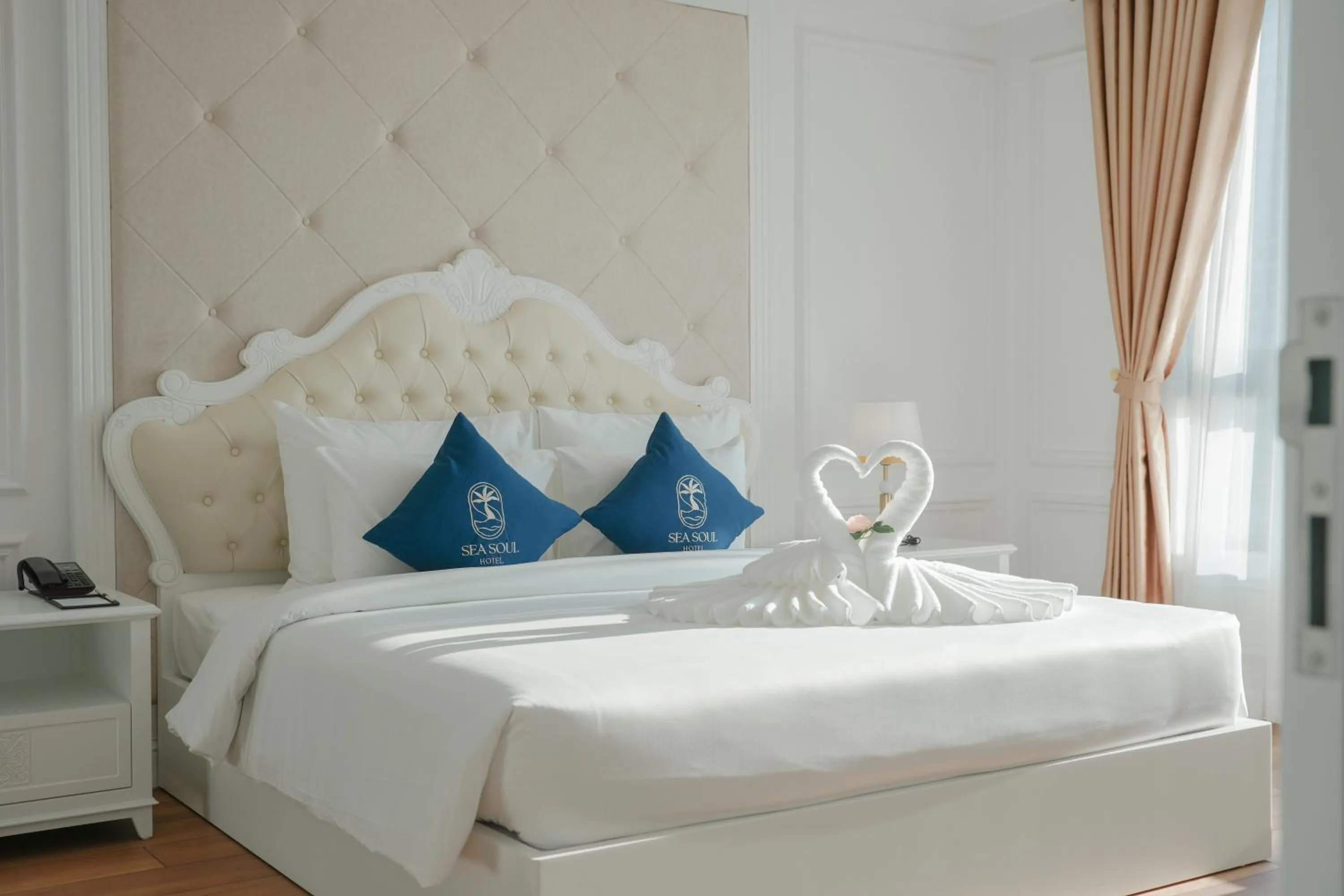 Bed in Sea Soul Hotel