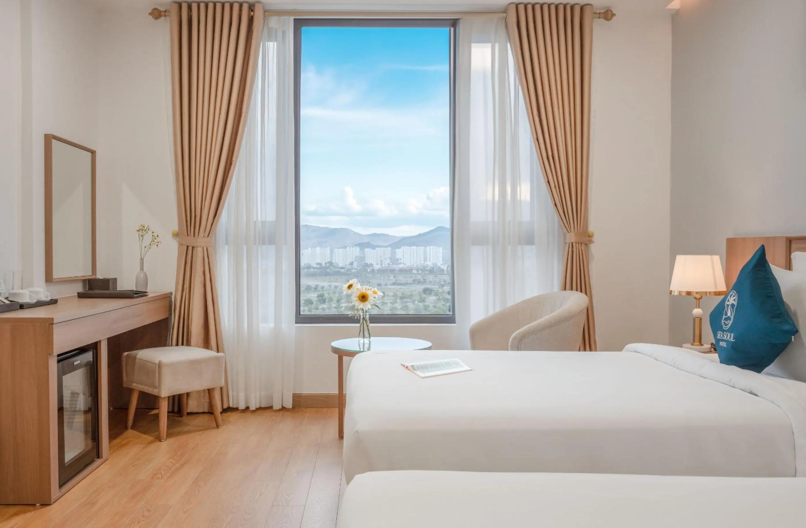 Bed in Sea Soul Hotel