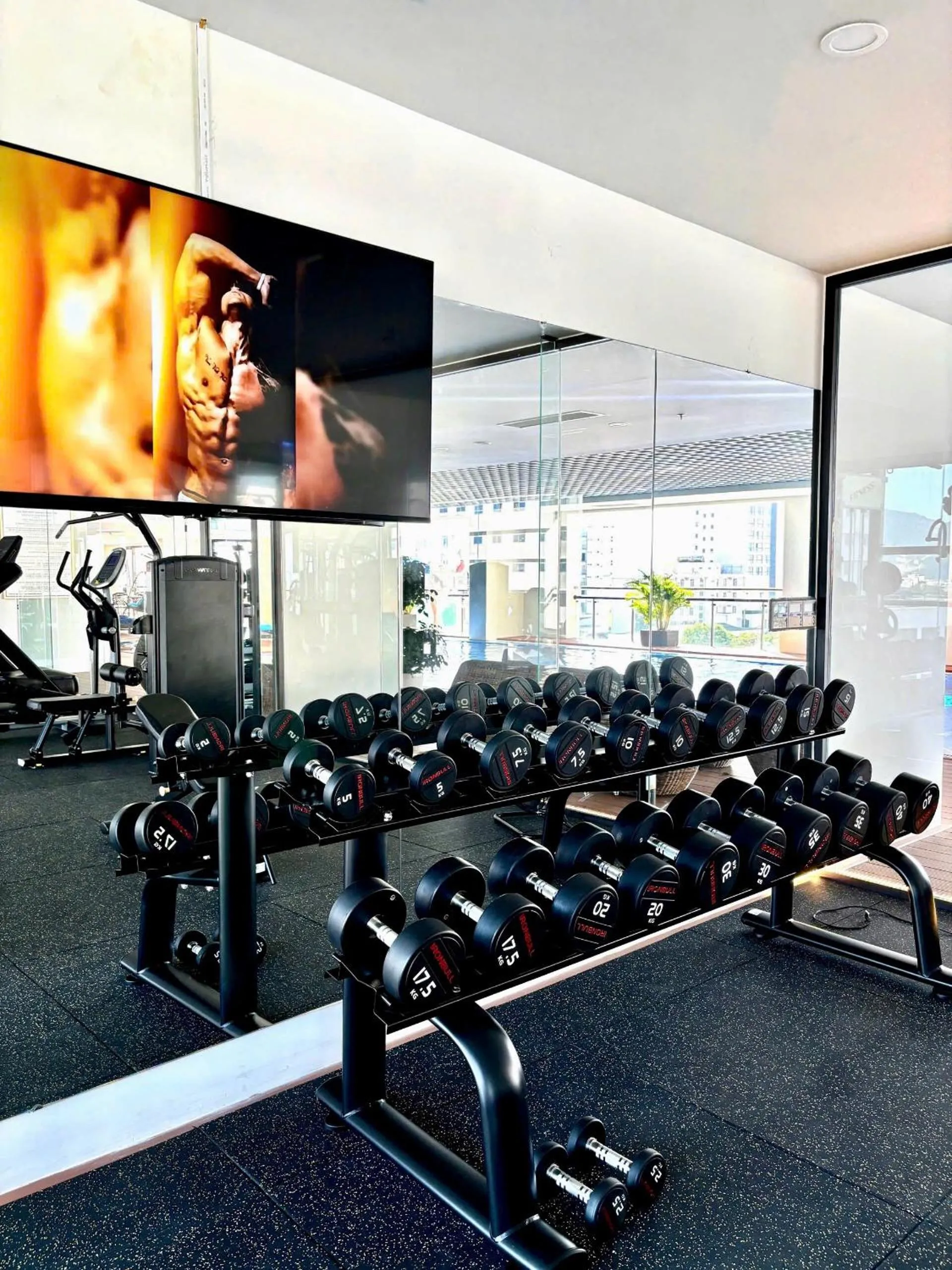 Fitness centre/facilities in Sea Soul Hotel