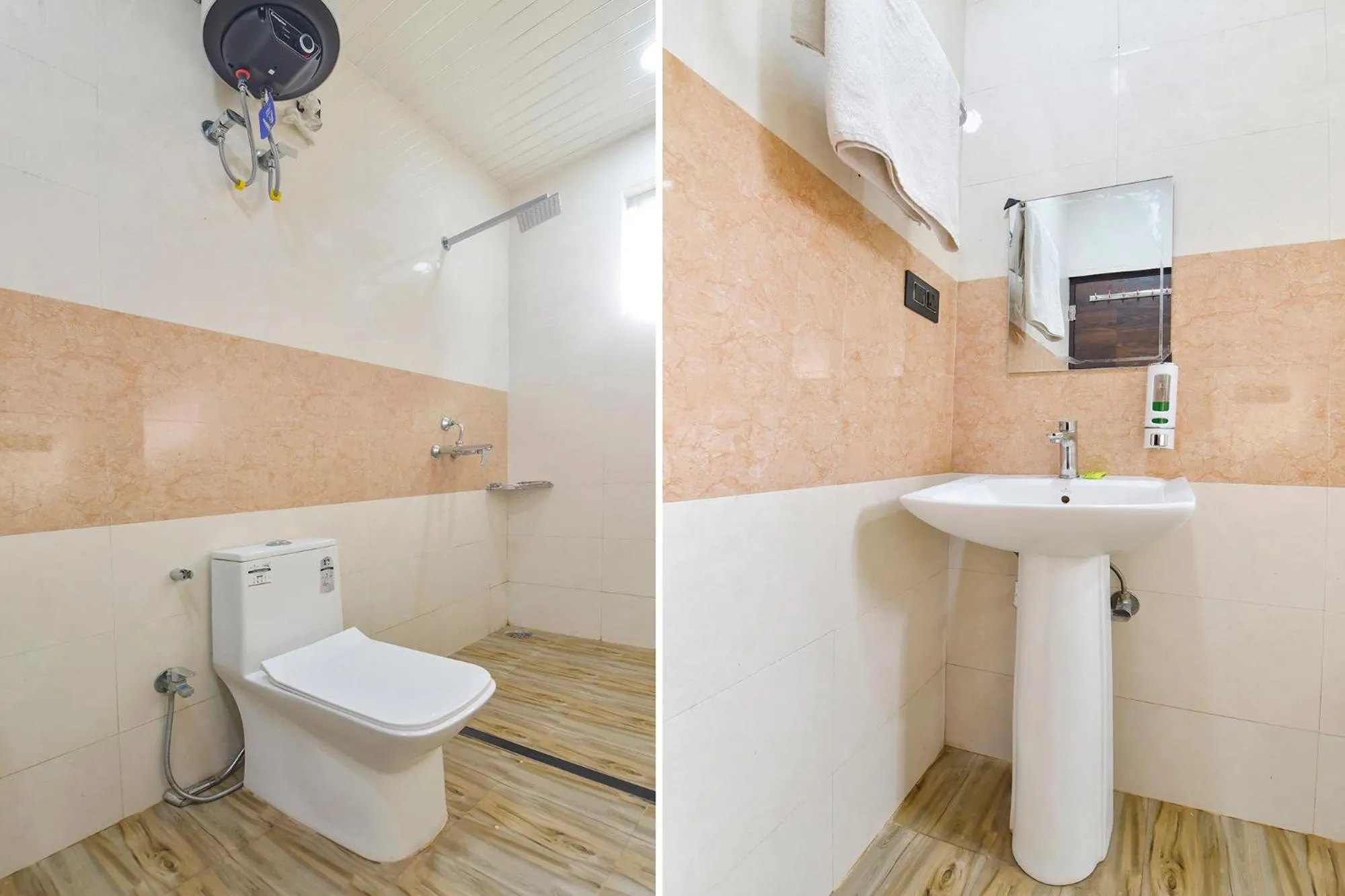 Bathroom in FabHotel Govindam Royal Stay