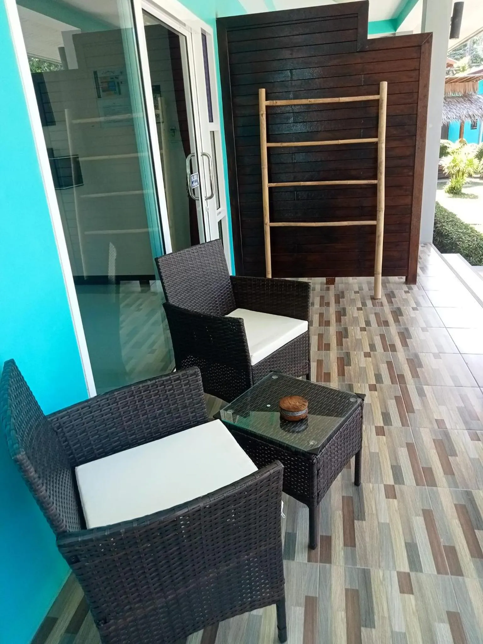 Seating area in Tum Mai Kaew Lanta Resort