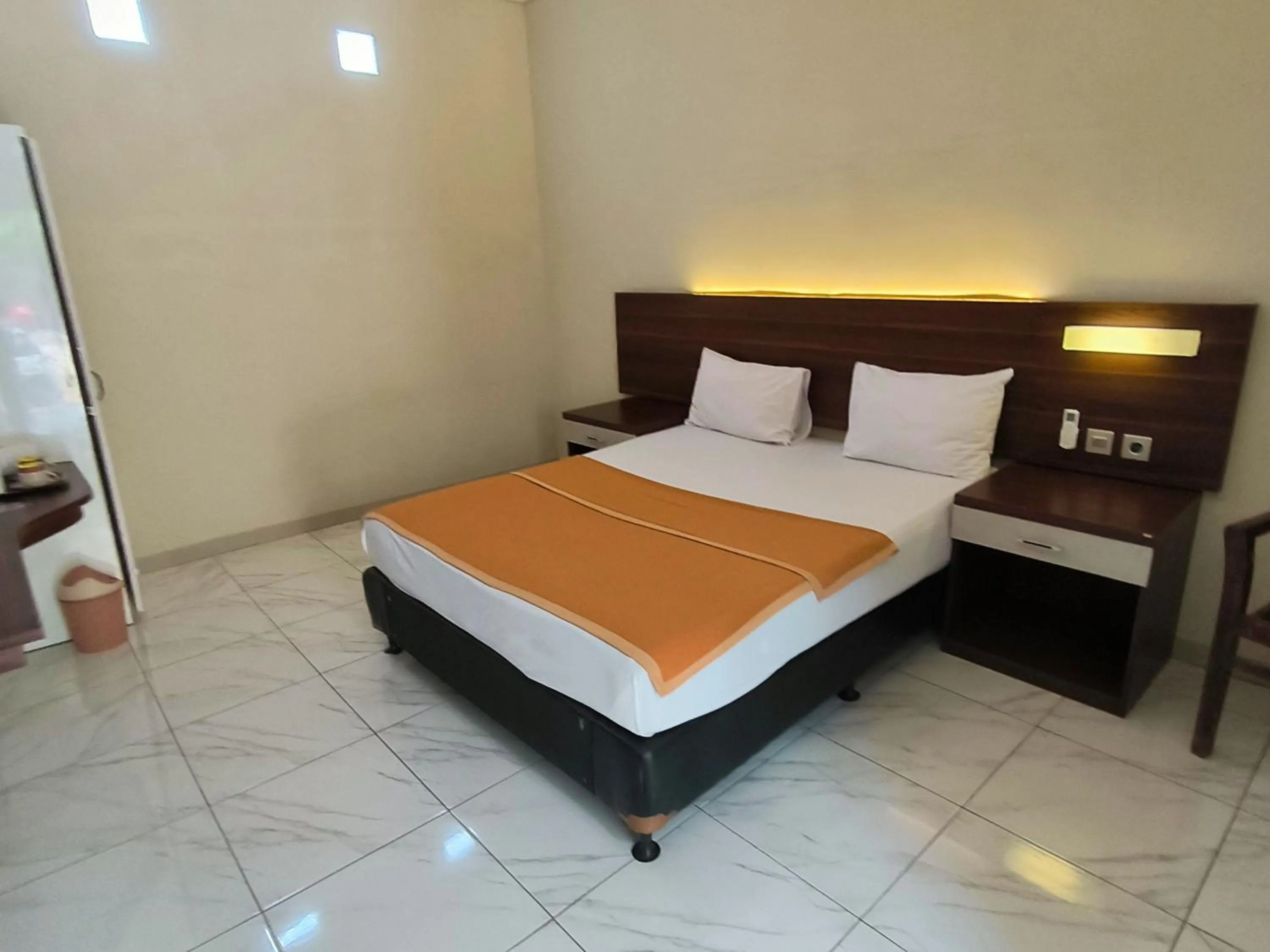 Bed in New Bandengan Beach Hotel
