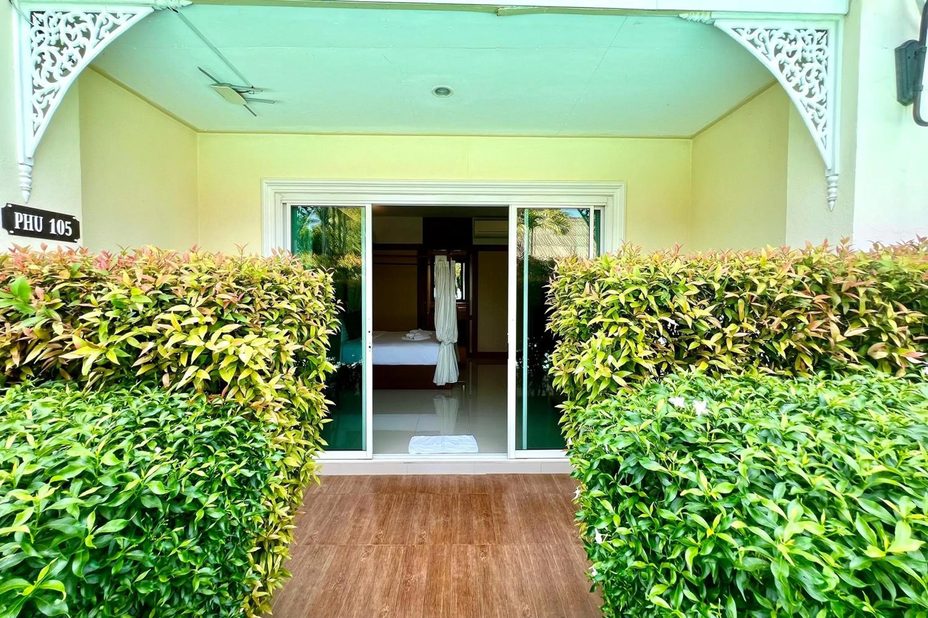 Balcony/Terrace in Phuhunsa Boutique Hotel