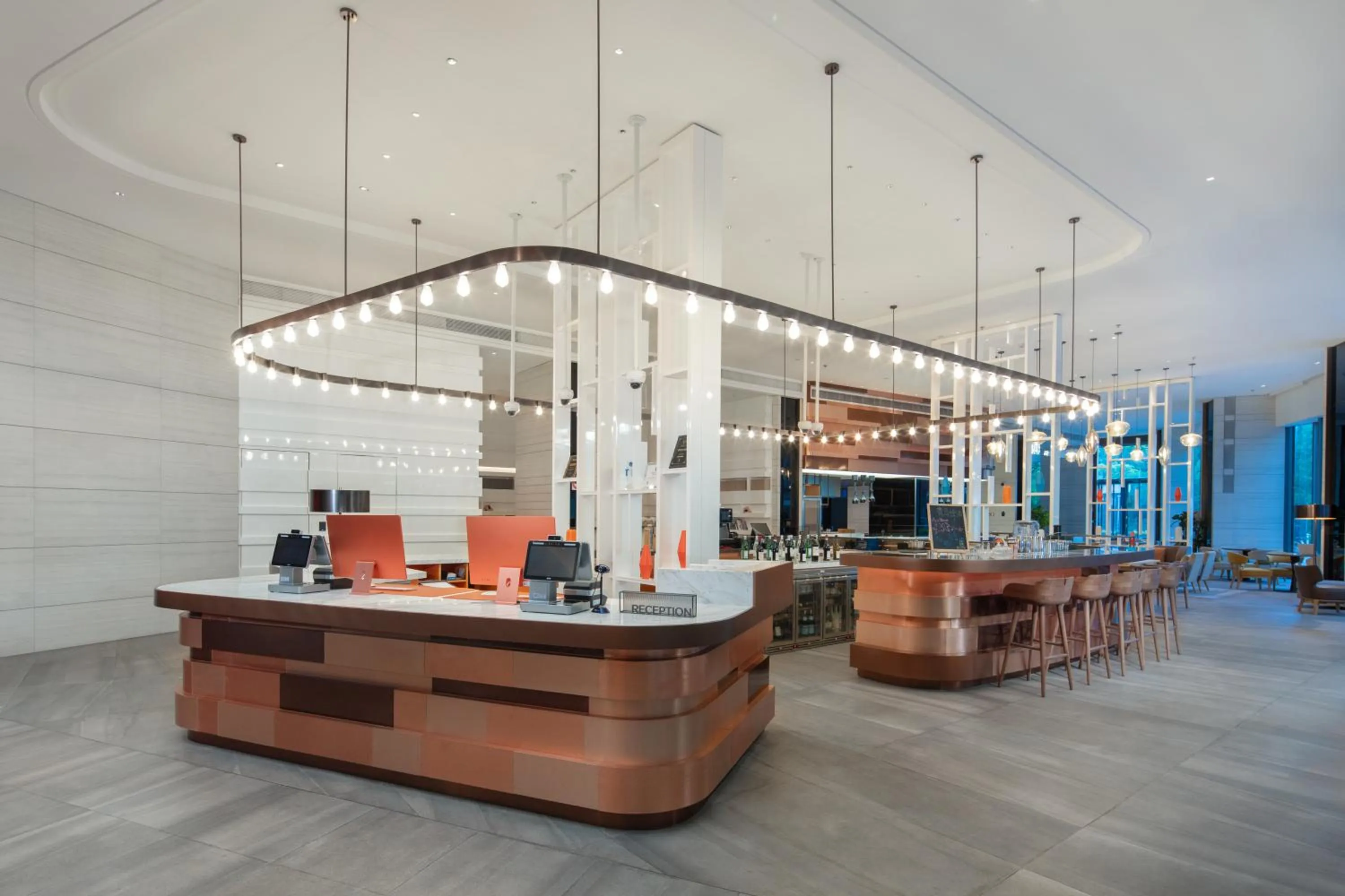 Lobby or reception in Fraser Place Wujiaochang Shanghai - Adjoin business center, free minibar