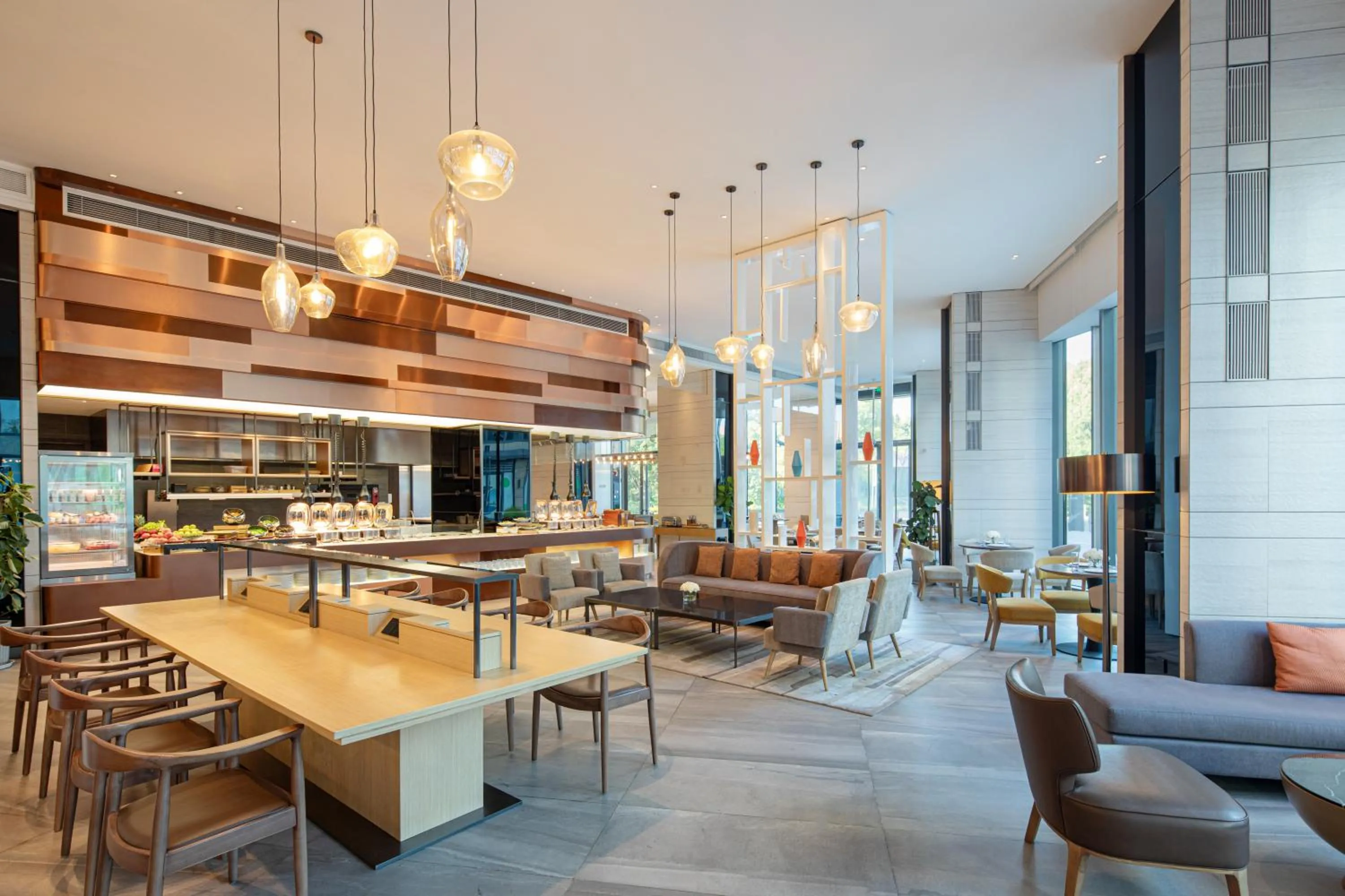 Restaurant/places to eat in Fraser Place Wujiaochang Shanghai - Adjoin business center, free minibar