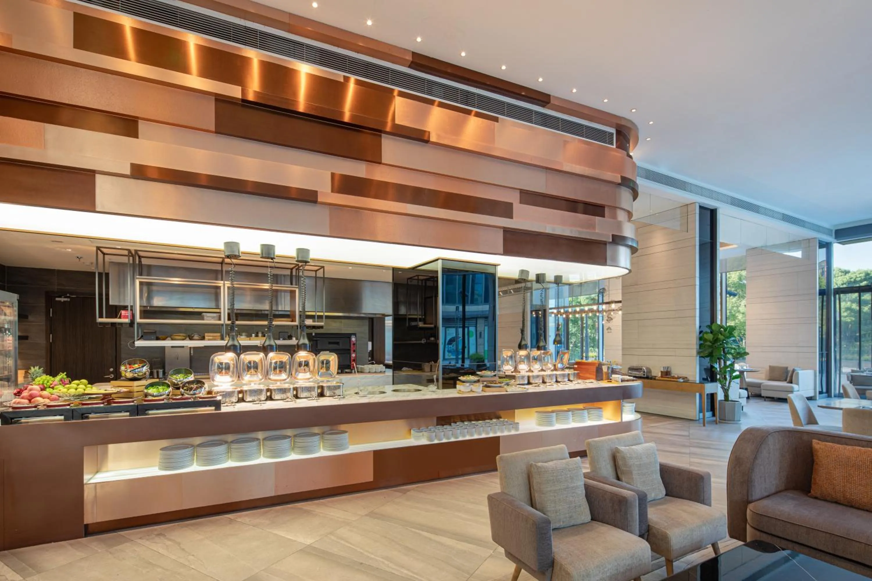 Restaurant/places to eat in Fraser Place Wujiaochang Shanghai - Adjoin business center, free minibar