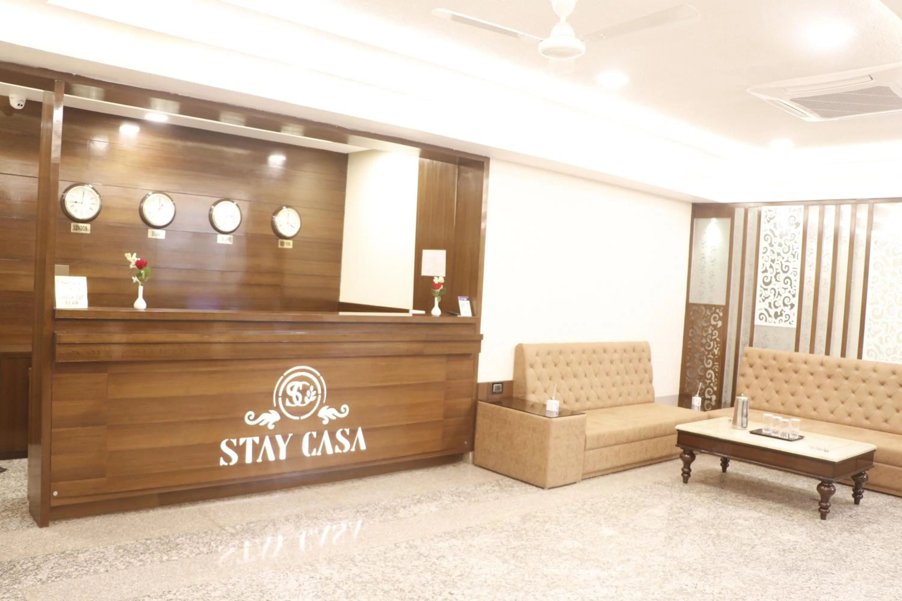 Seating area in Hotel Stay Casa