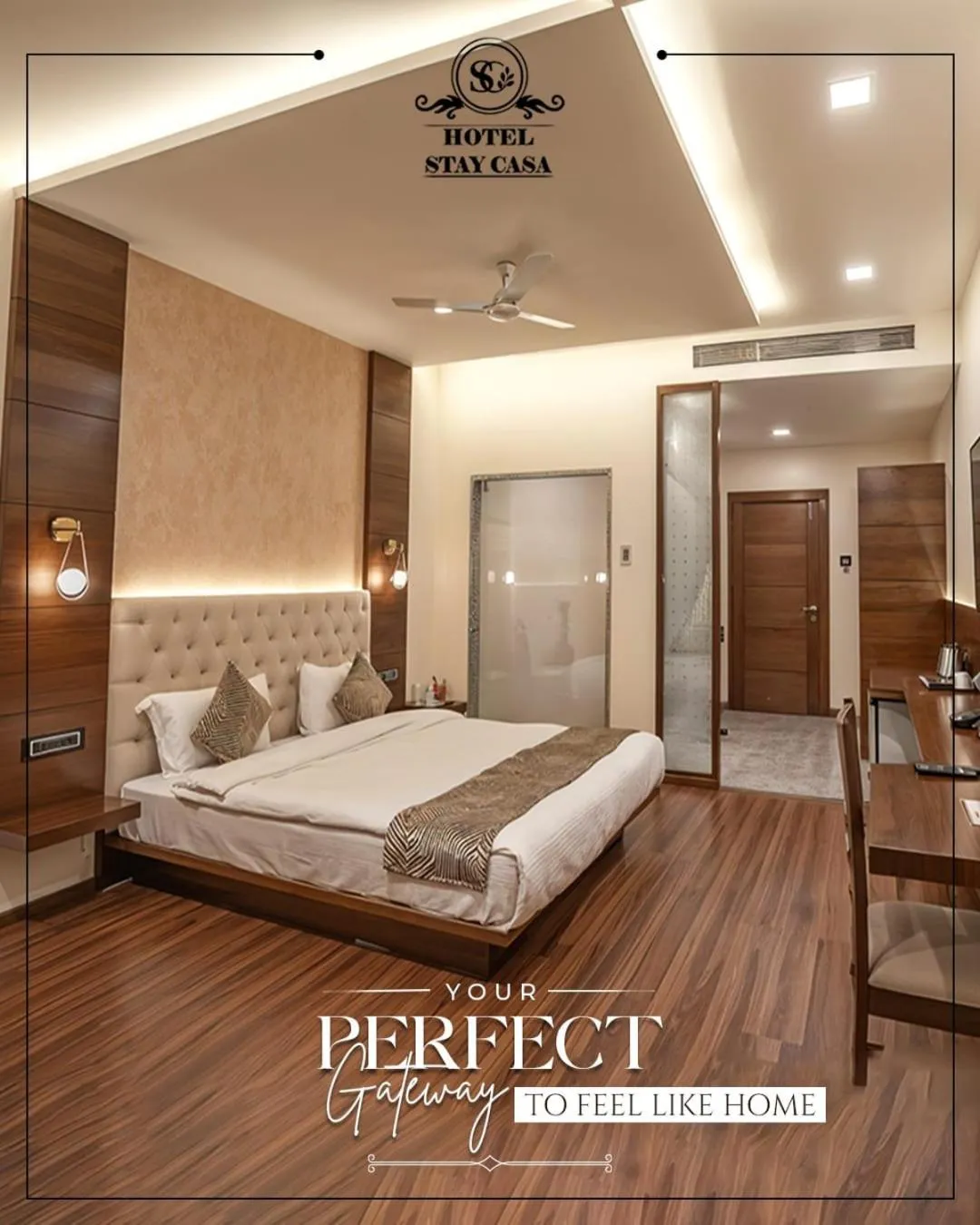 Bedroom, Bed in Hotel Stay Casa