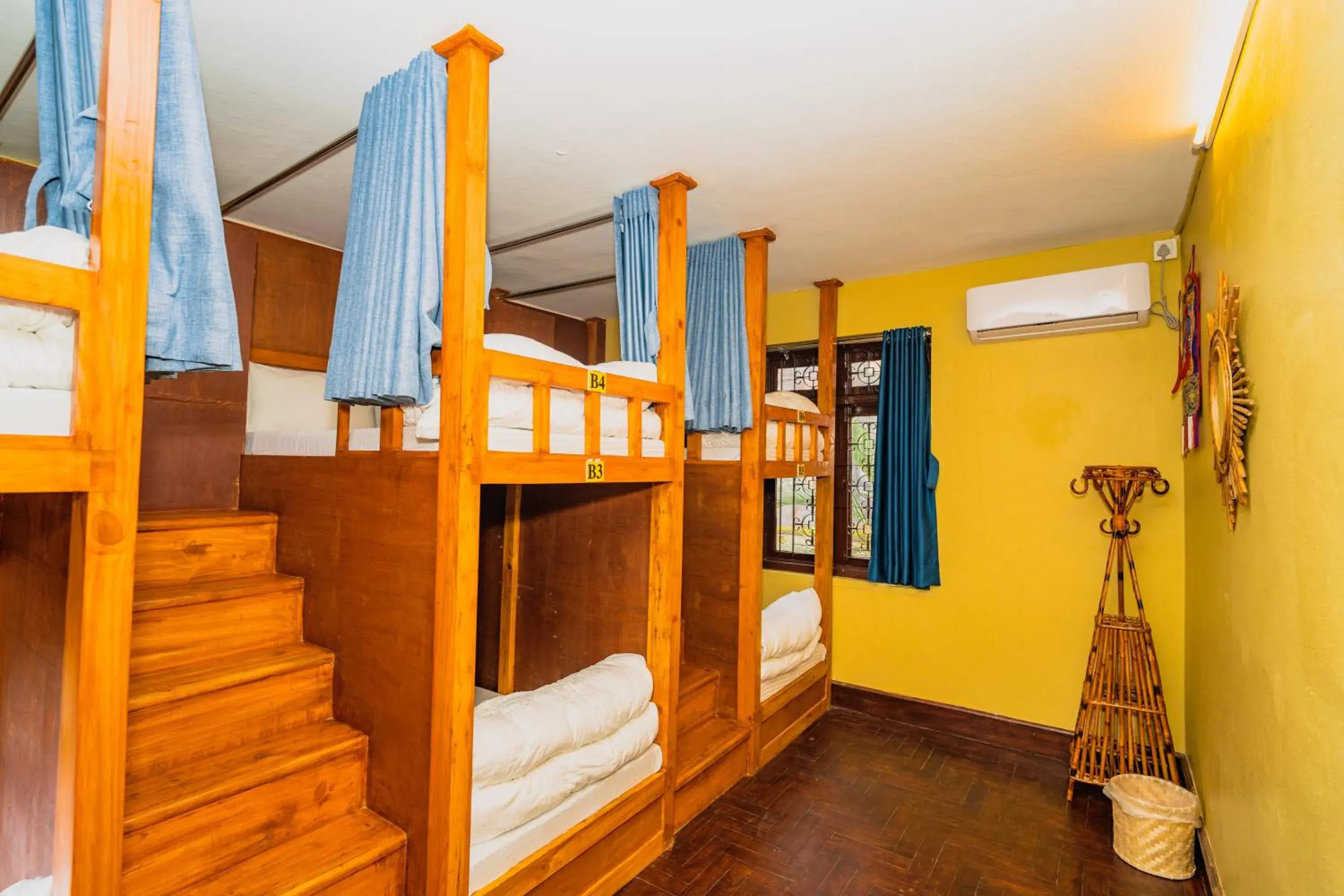 Bed in 8-Bed Mixed Dormitory Room in Nepali Heritage Hotel Bed in 8-Bed Mixed Dormitory Room in Nepali Heritage Hotel