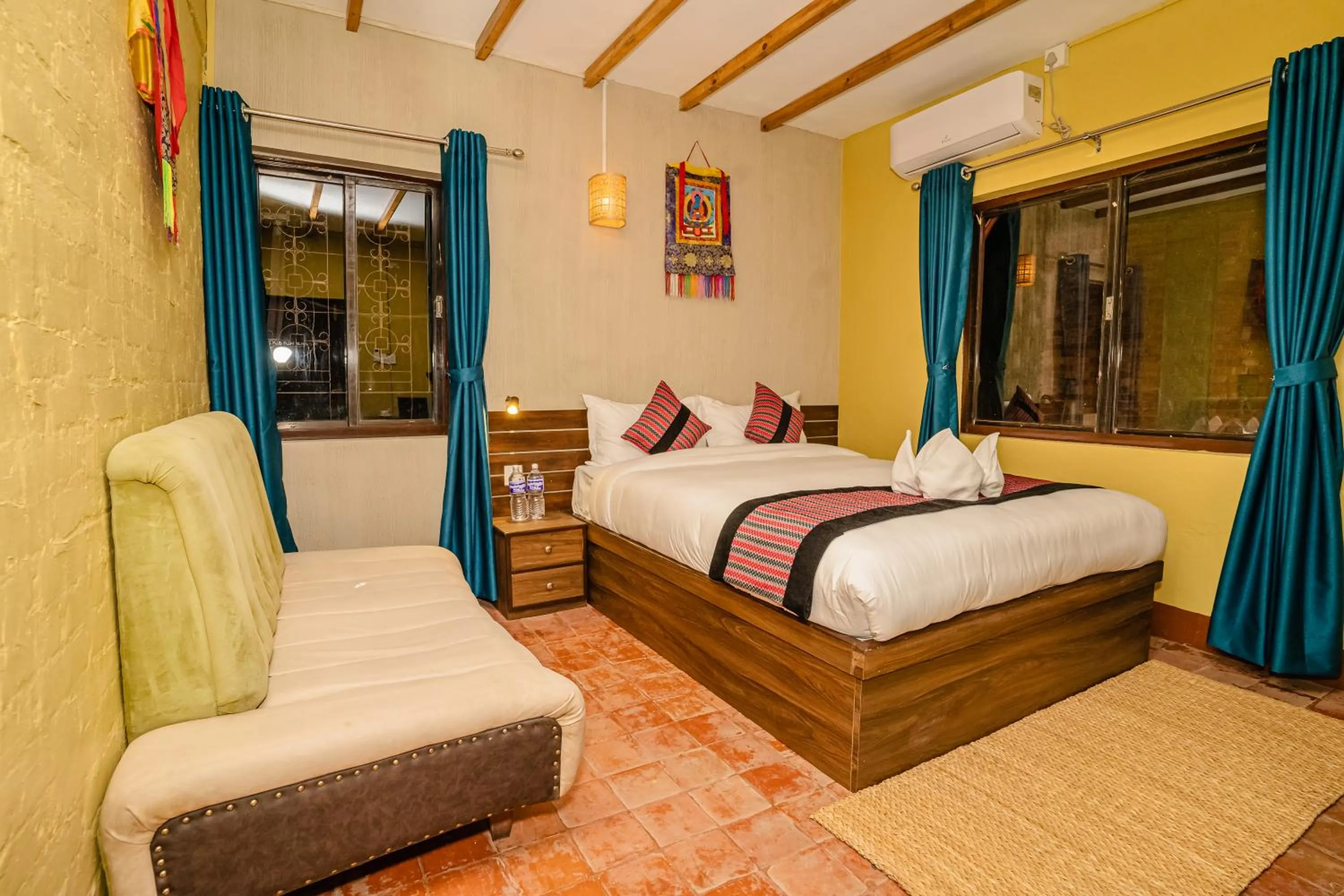 Standard Single Room in Nepali Heritage Hotel