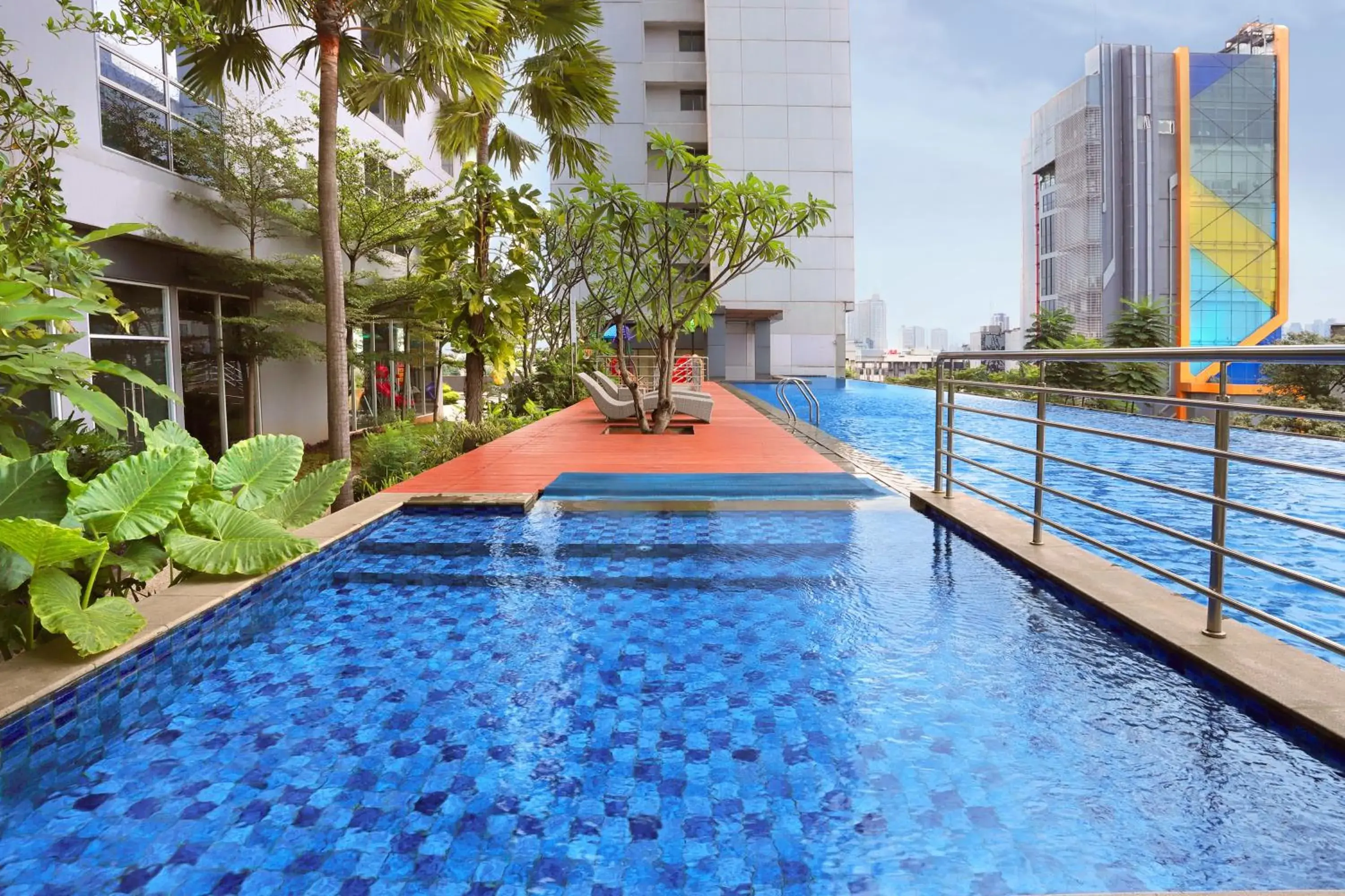 Swimming pool in Somerset Kencana Jakarta Swimming pool in Somerset Kencana Jakarta