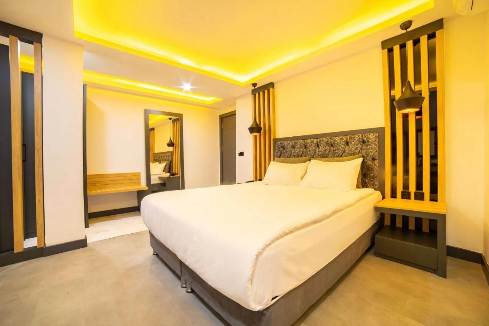 Bed in Avşar Boutique Hotel