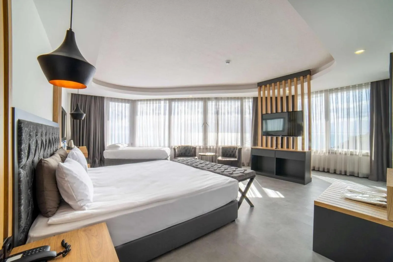 Bed in Avşar Boutique Hotel