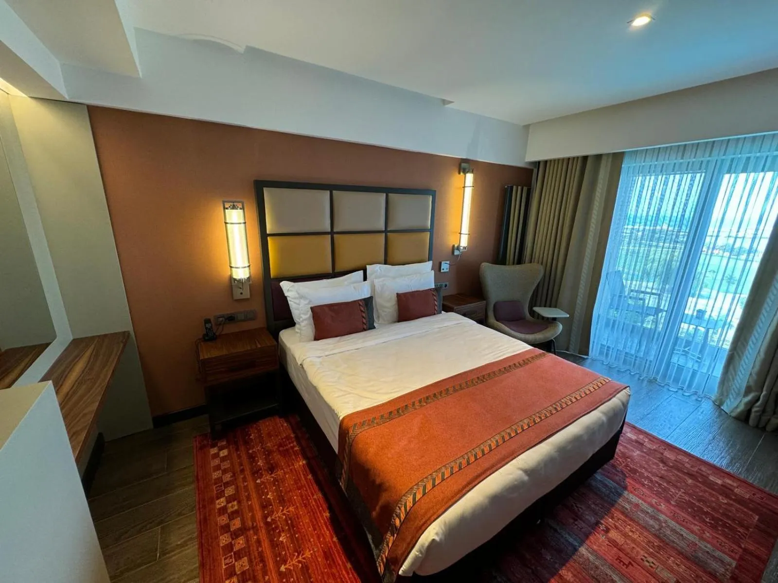 Bed in Sile Gonen Hotel