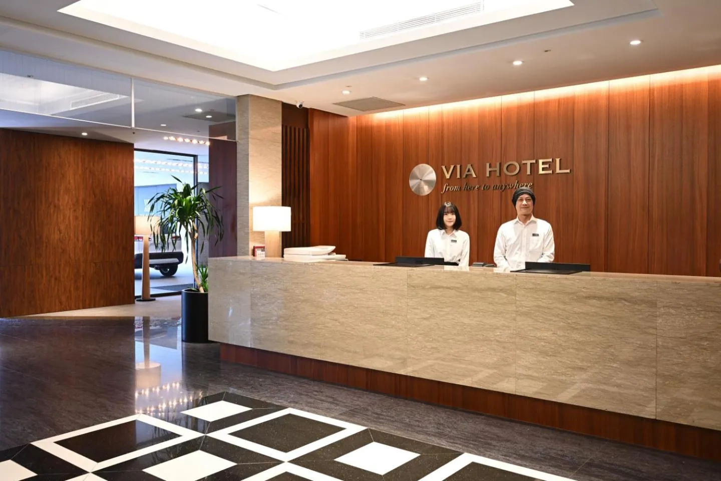 Lobby or reception in Via Hotel Breeze