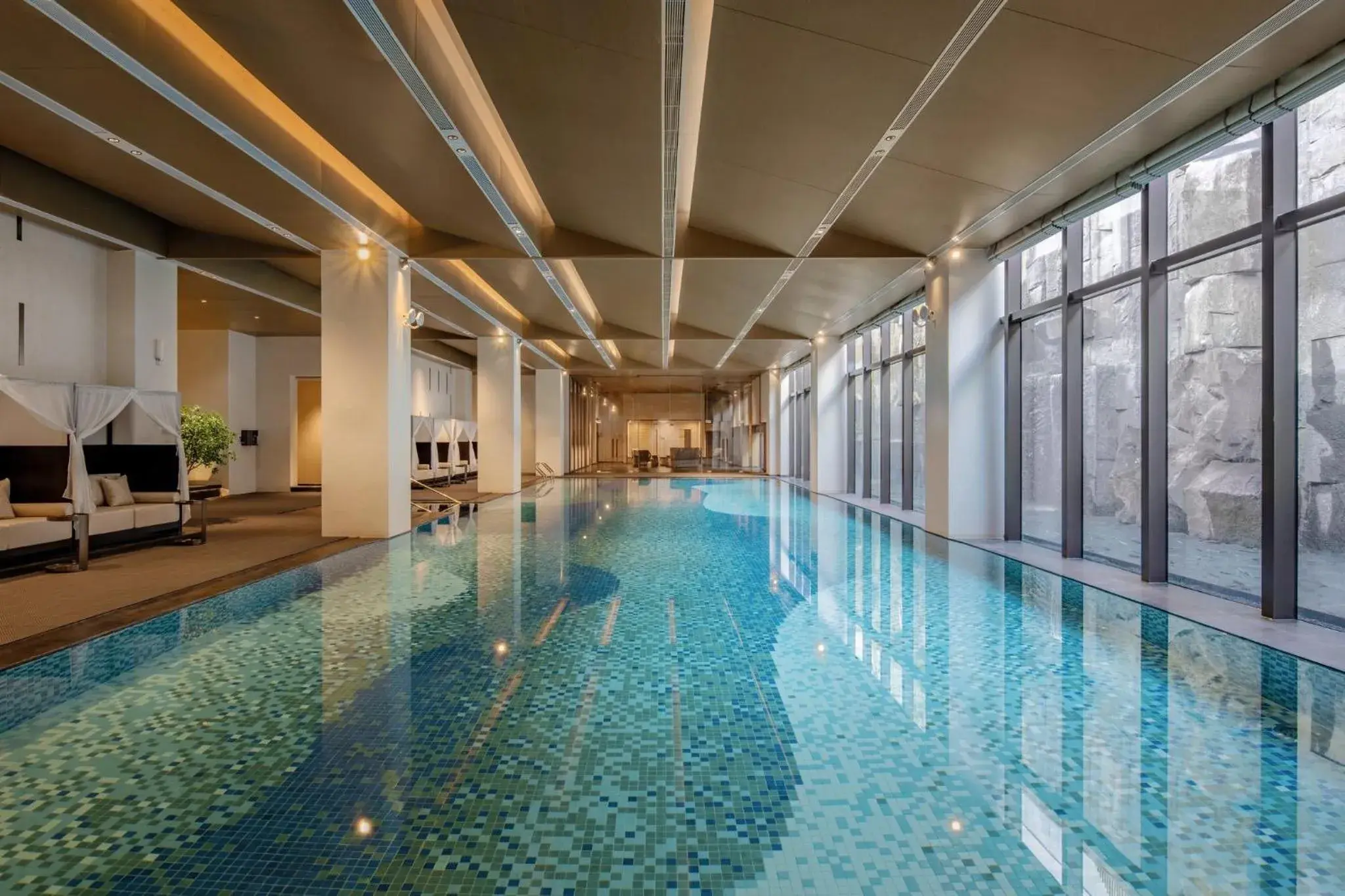 Swimming pool in Intercontinetal Xiangyang Swimming pool in Intercontinetal Xiangyang