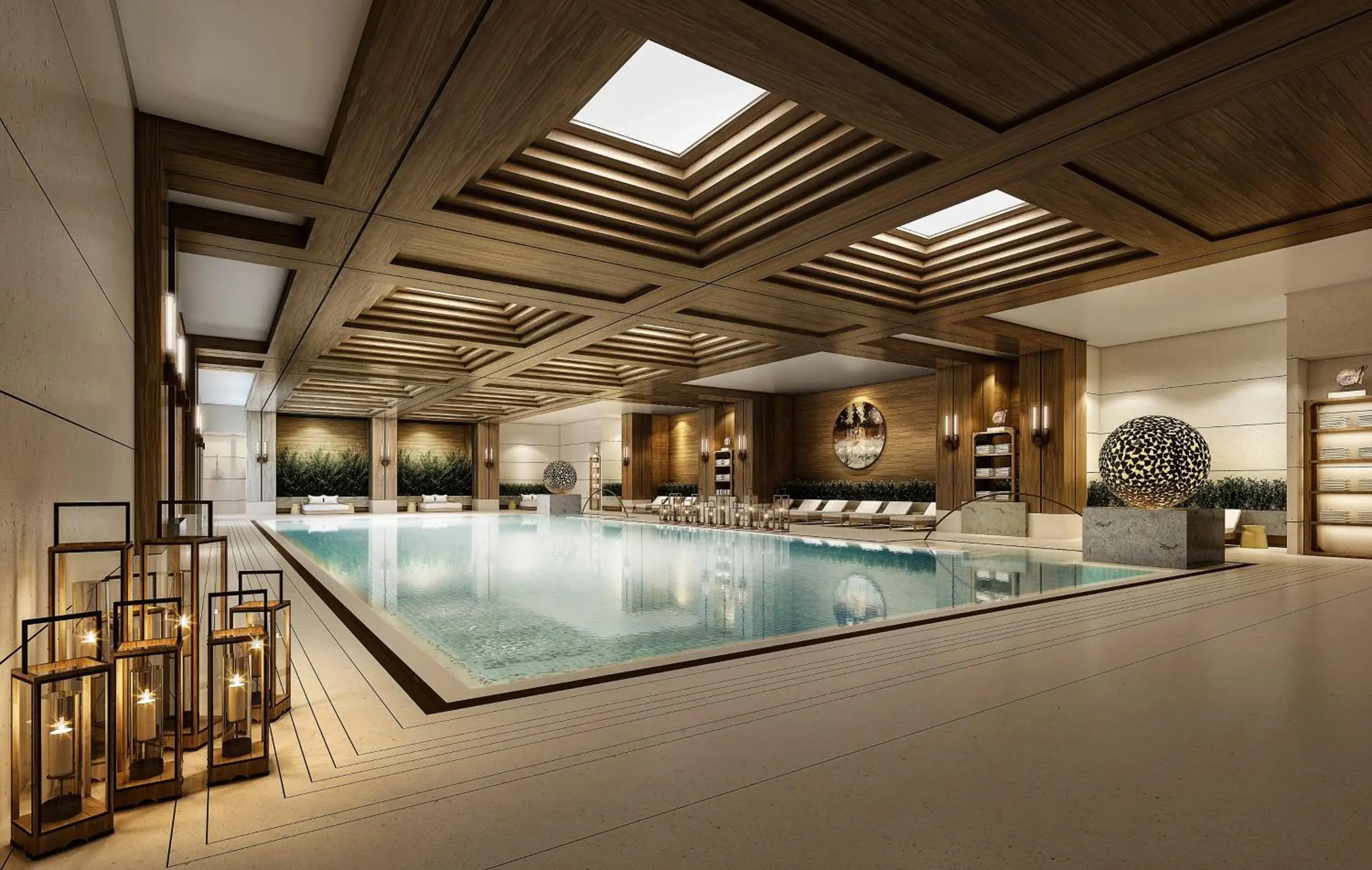 Swimming pool in InterContinental Chongli, an IHG Hotel Swimming pool in InterContinental Chongli, an IHG Hotel